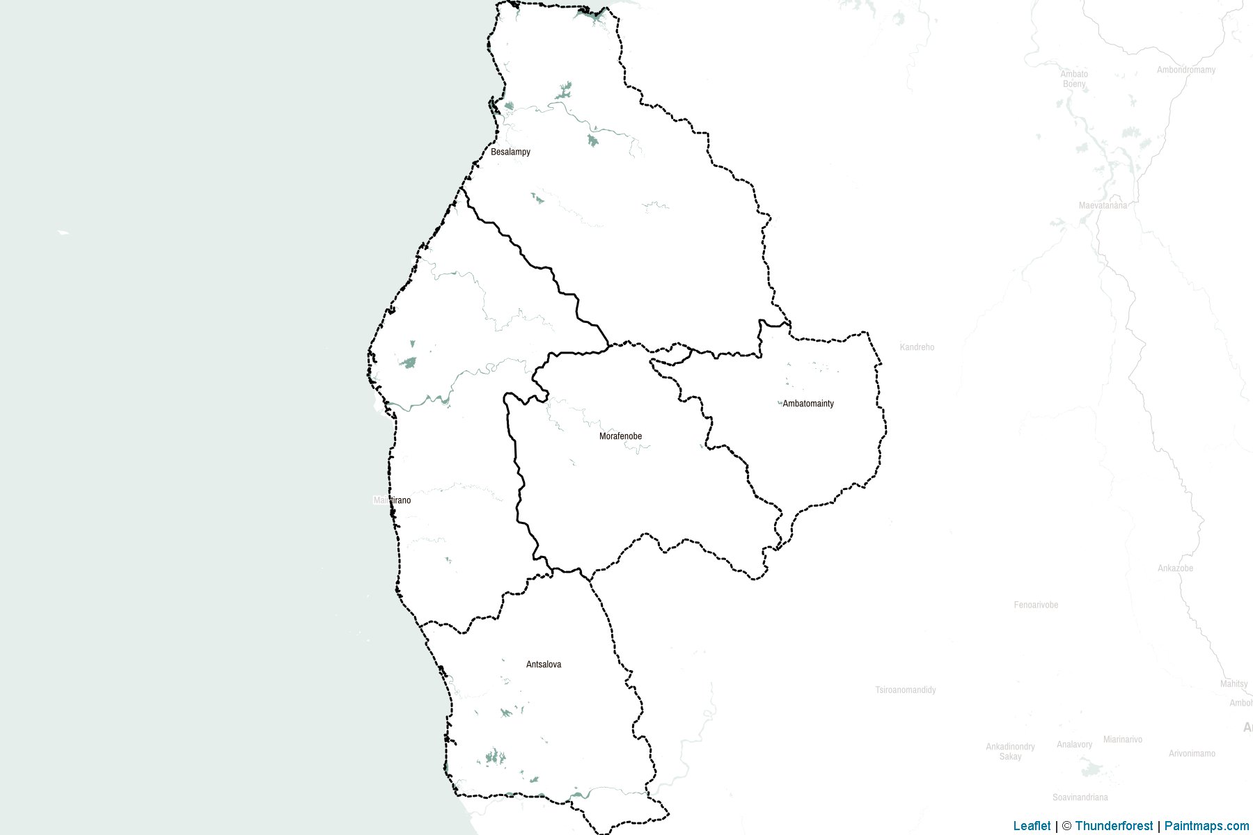 Muestras de recorte de mapas Melaky (Madagascar)-2