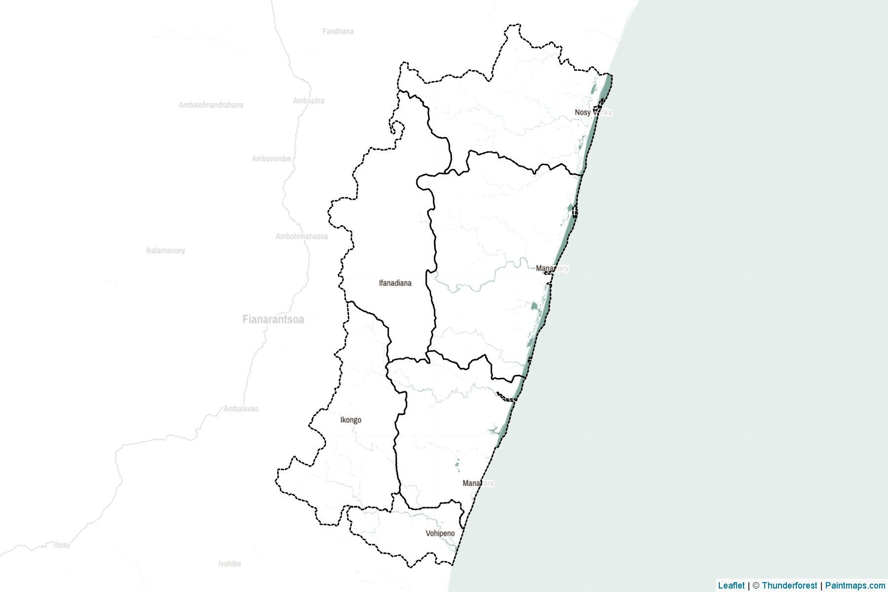 Vatovavy-Fitovinany (Madagaskar) Haritası Örnekleri-2