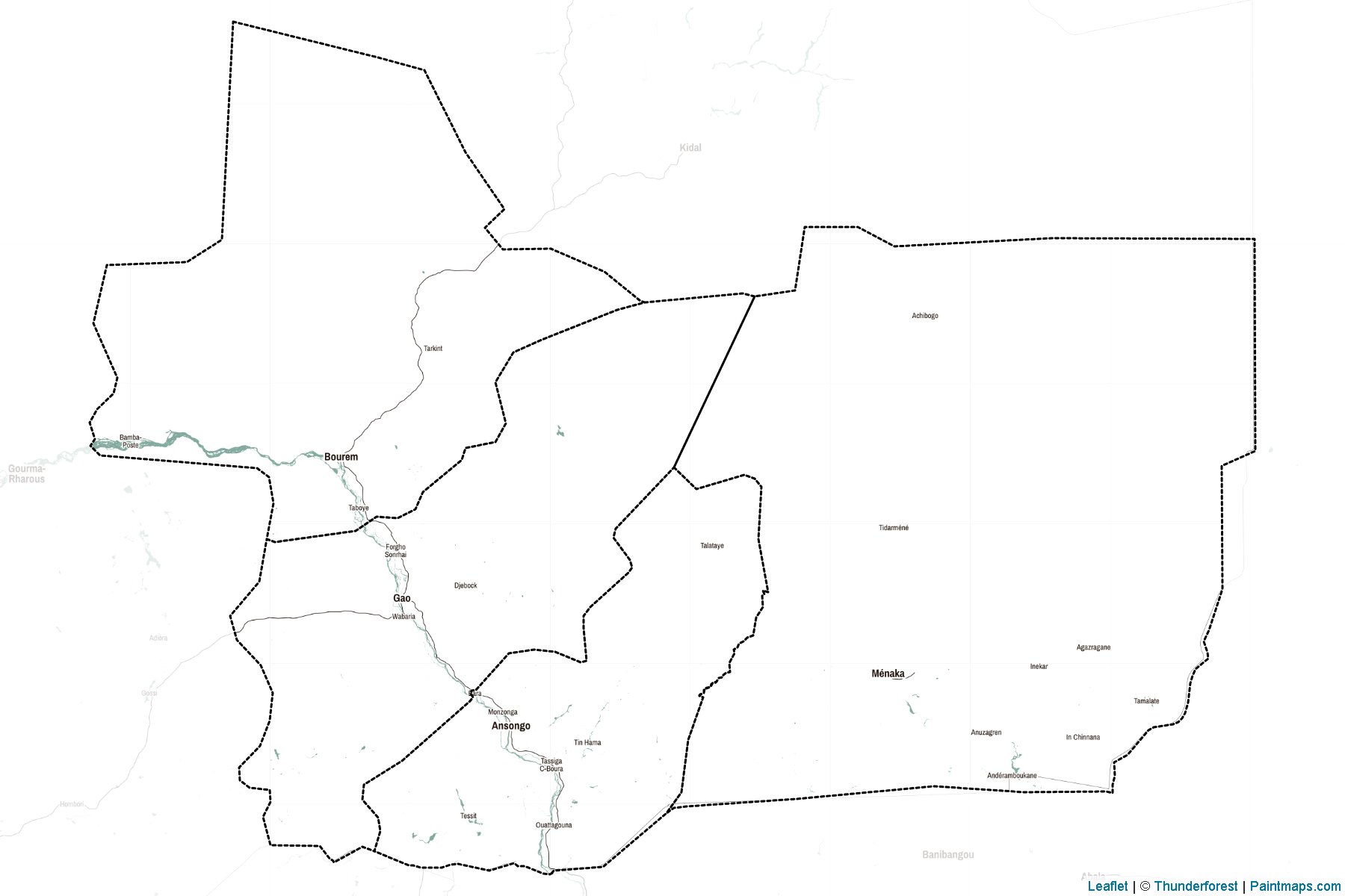 Gao (Mali) Map Cropping Samples-2