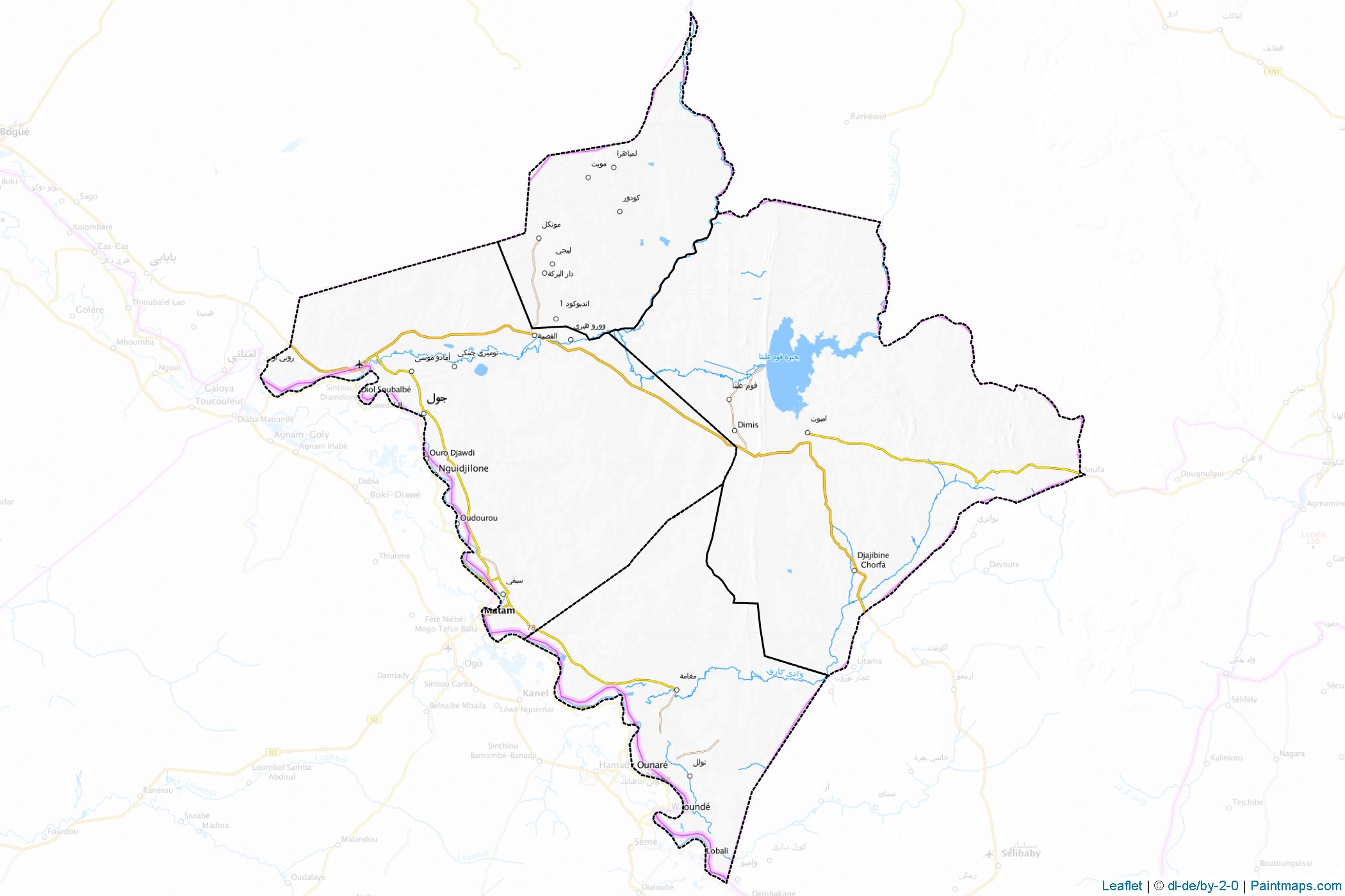 Gorgol Region (Mauritania) Map Cropping Samples-1