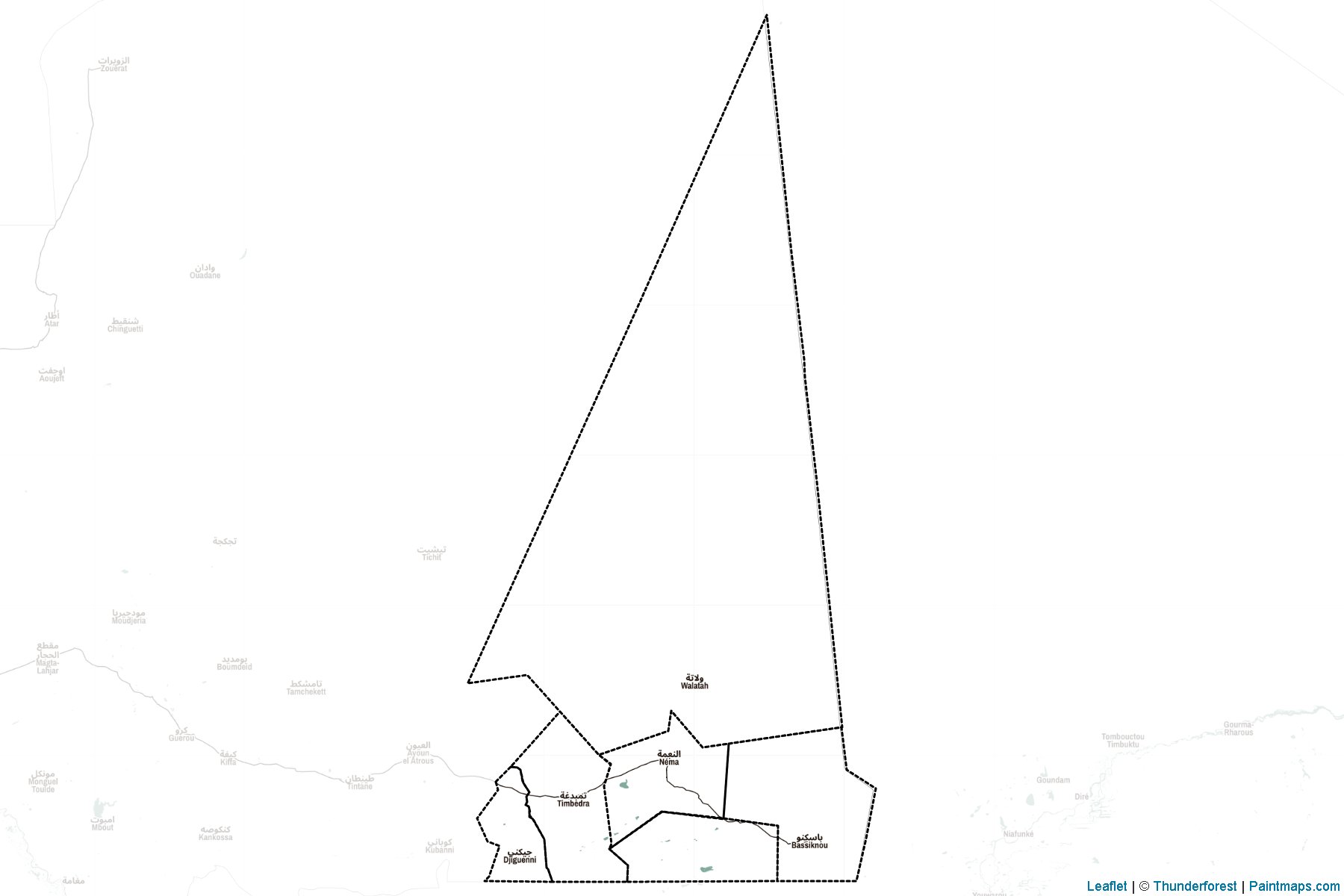 Muestras de recorte de mapas Hodh Ech Chargi (Mauritania)-2