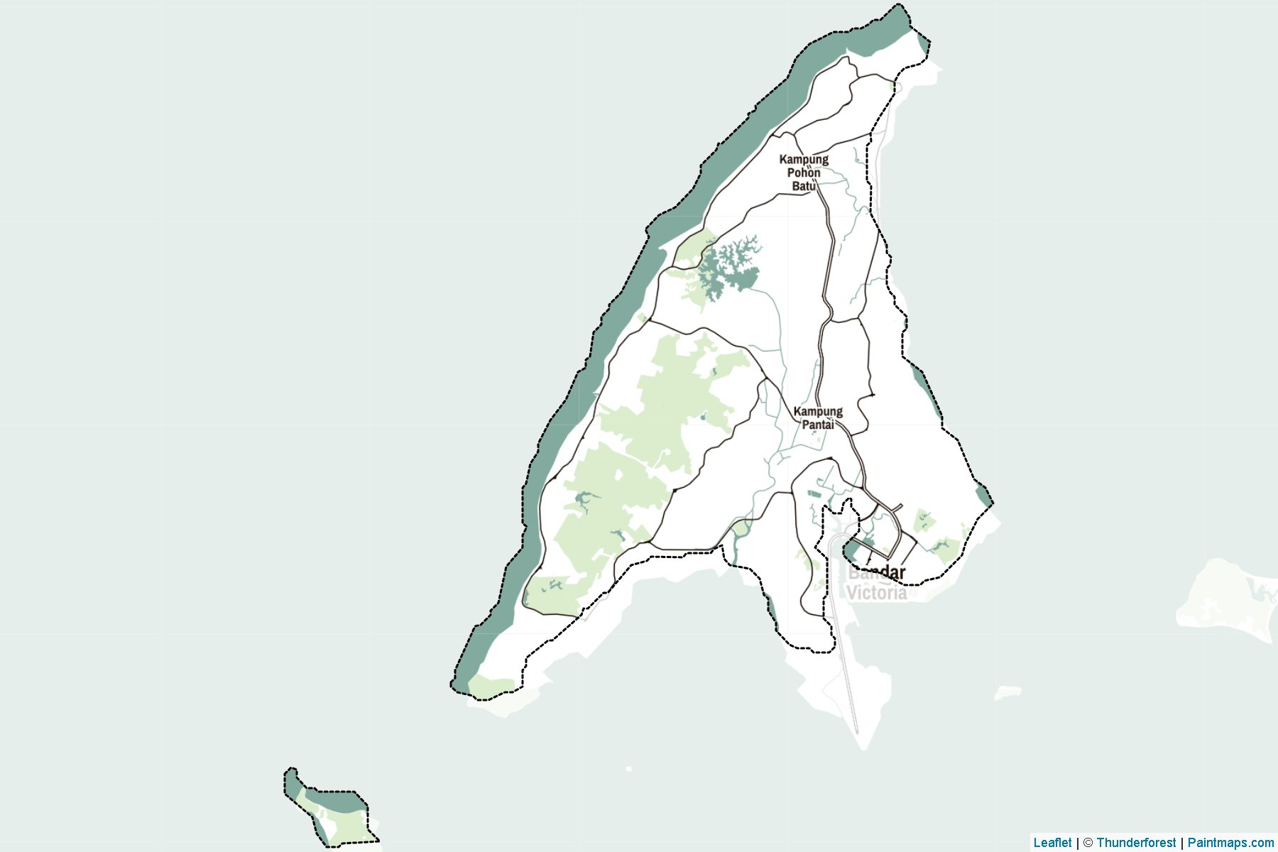 Labuan (Malaysia) Map Cropping Samples-2