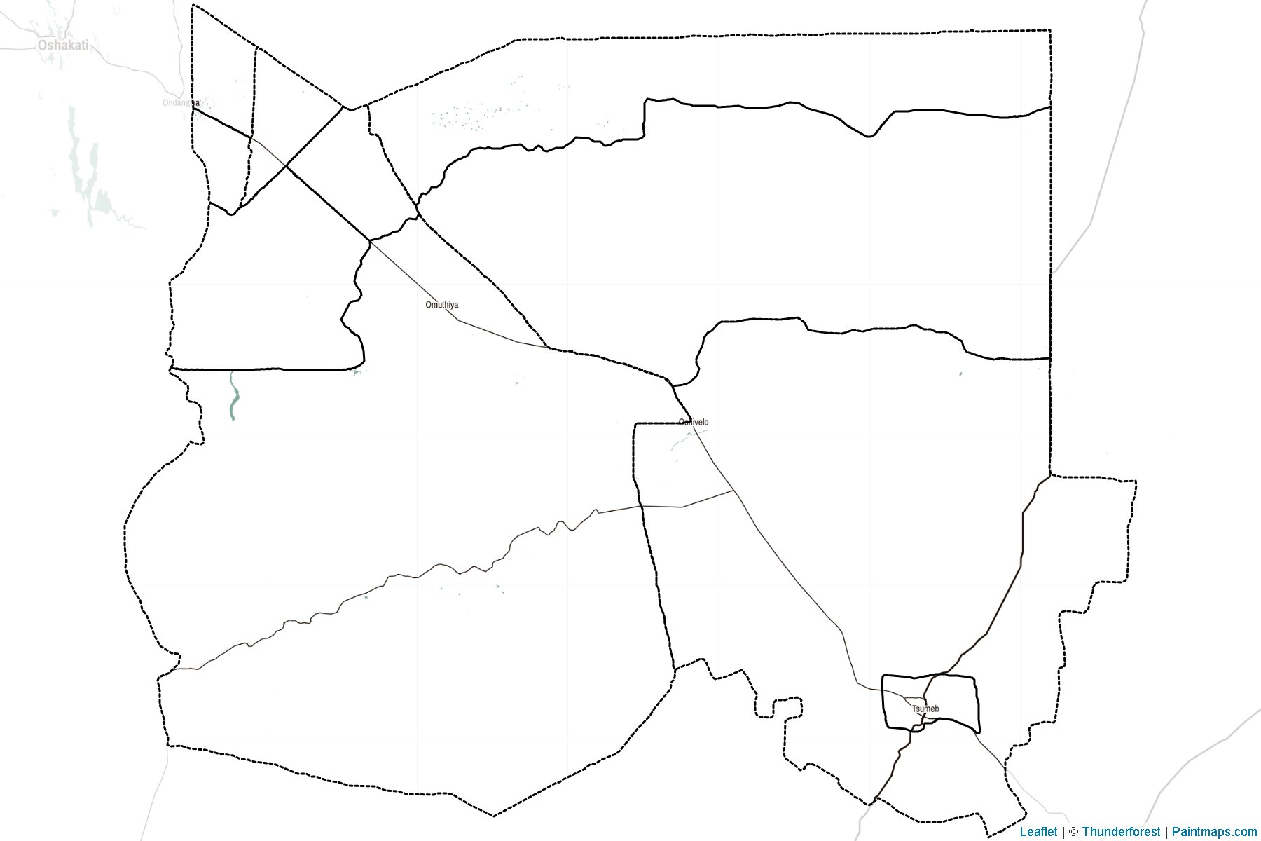 Muestras de recorte de mapas Oshikoto (Namibia)-2