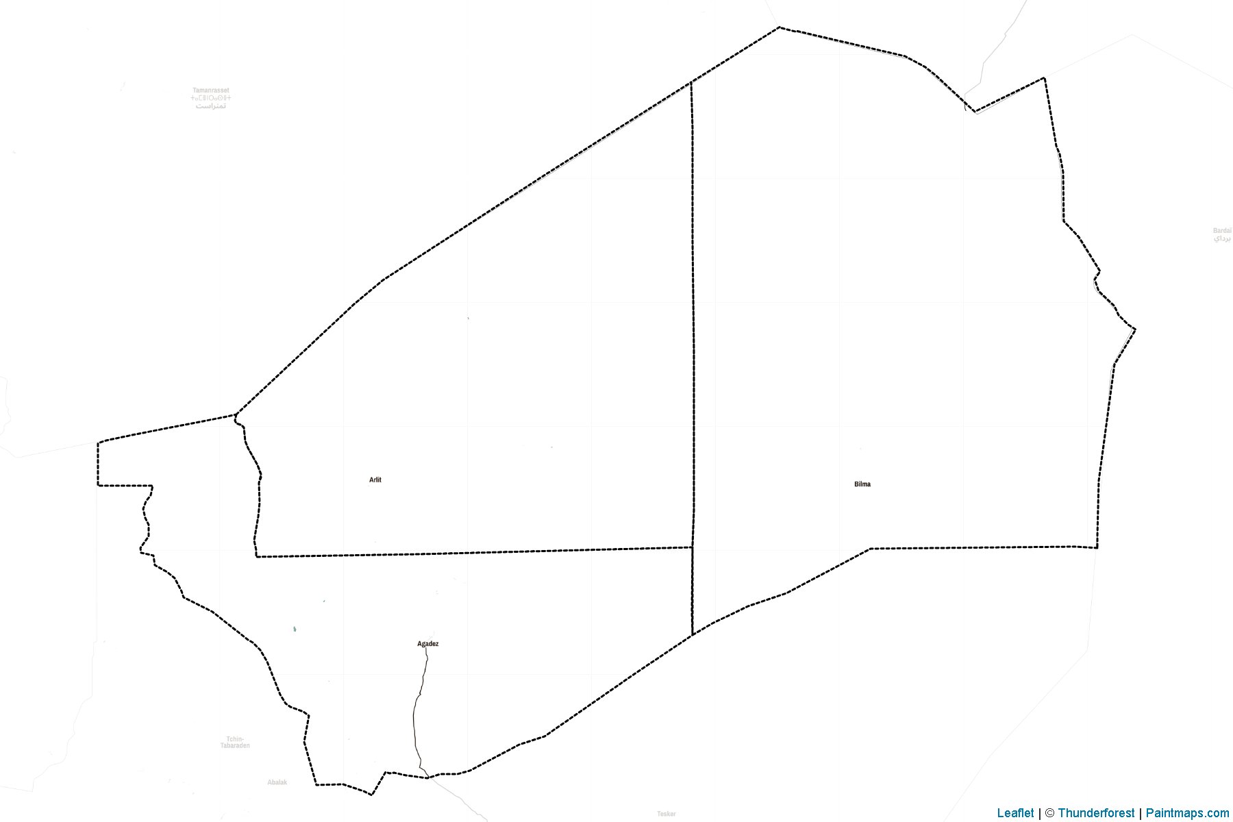 Agadez (Niger) Map Cropping Samples-2