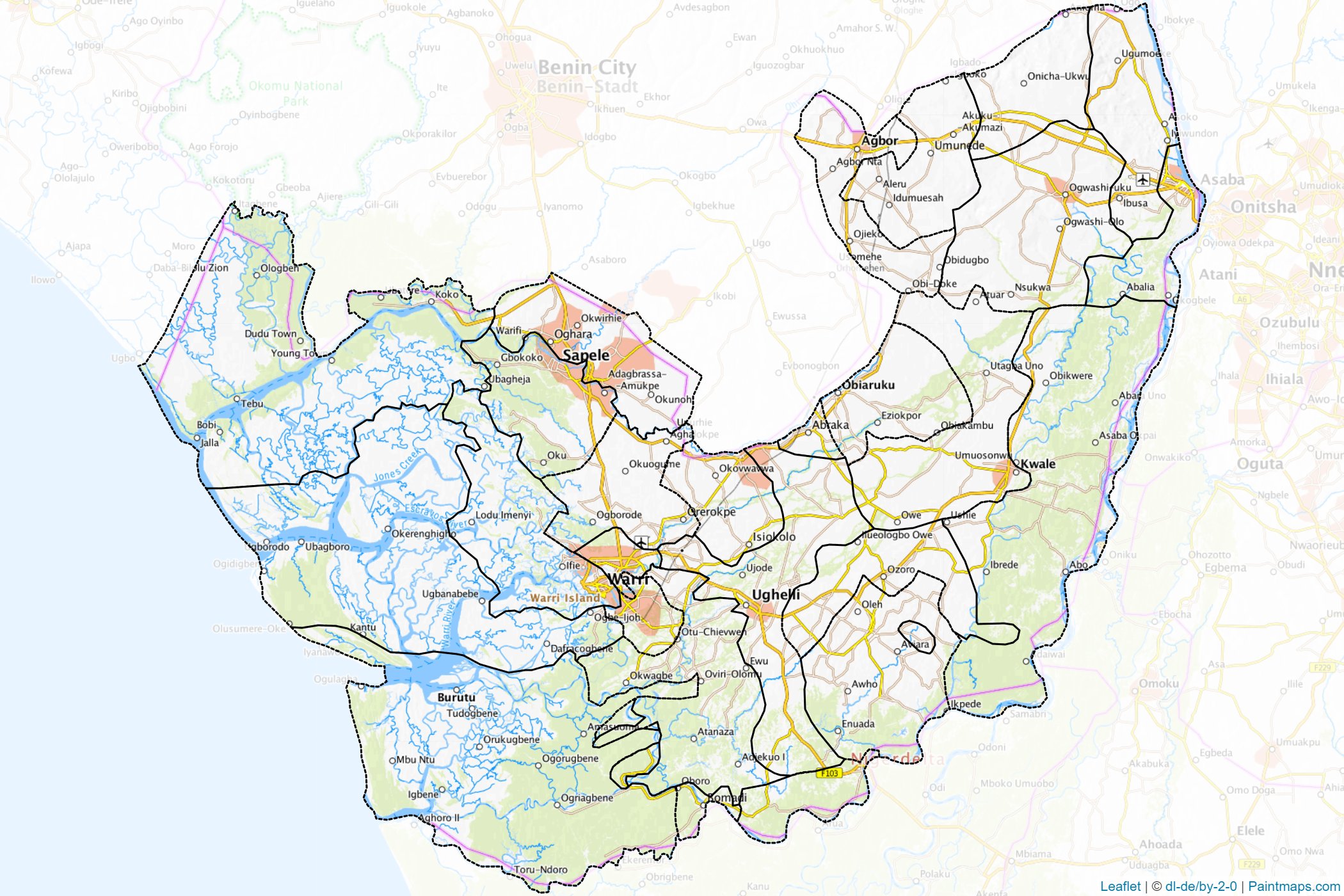 Delta (Nigeria) Map Cropping Samples-1