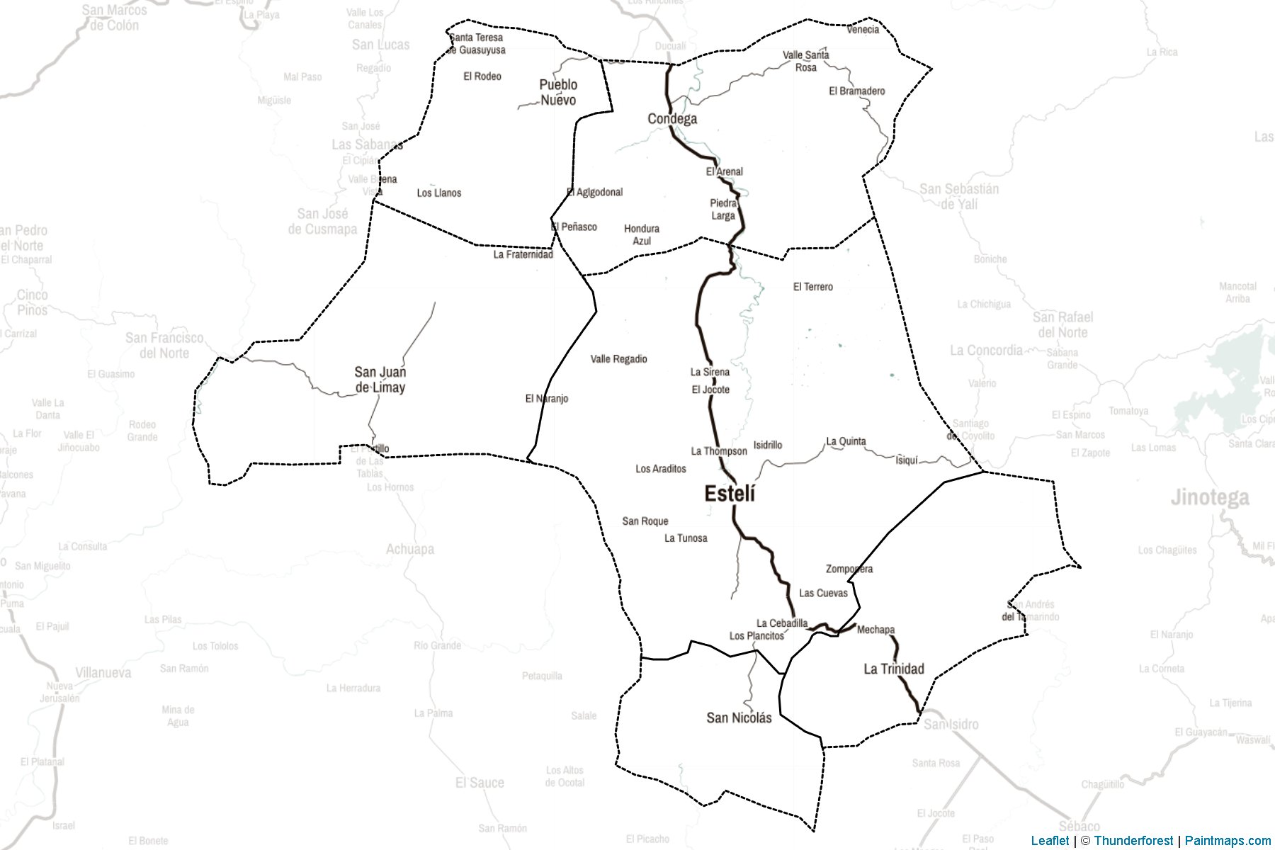 Muestras de recorte de mapas Estelí (Nicaragua)-2