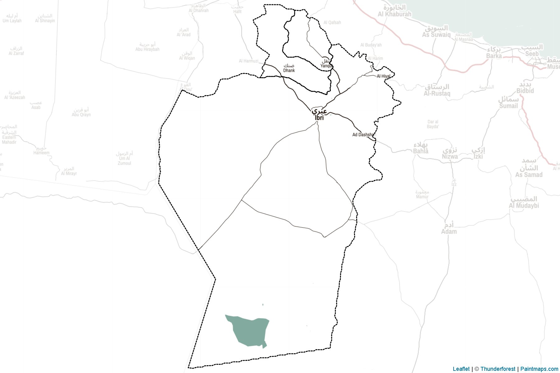 Az Zahirah (Oman) Map Cropping Samples-2