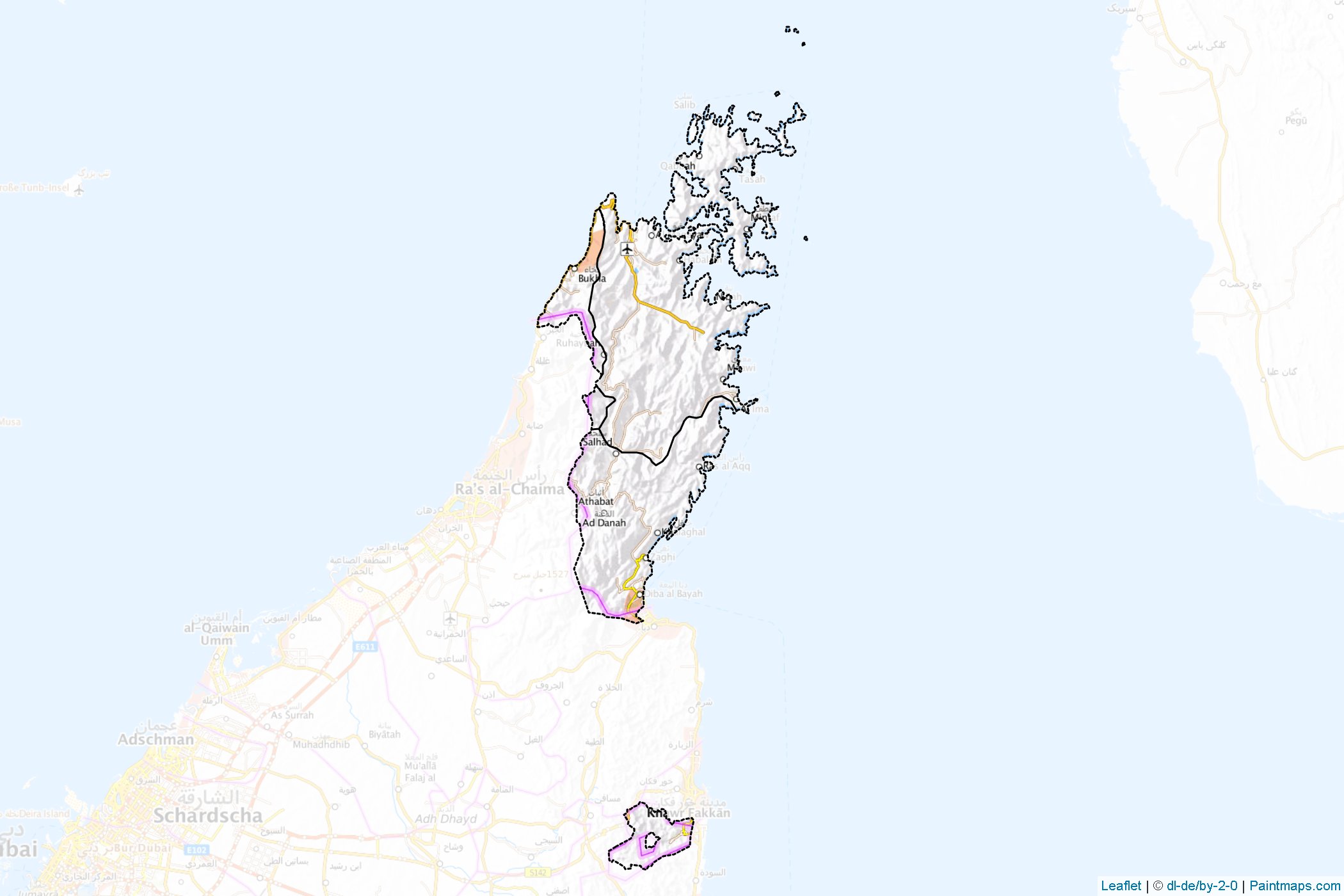 Musandam (Oman) Map Cropping Samples-1