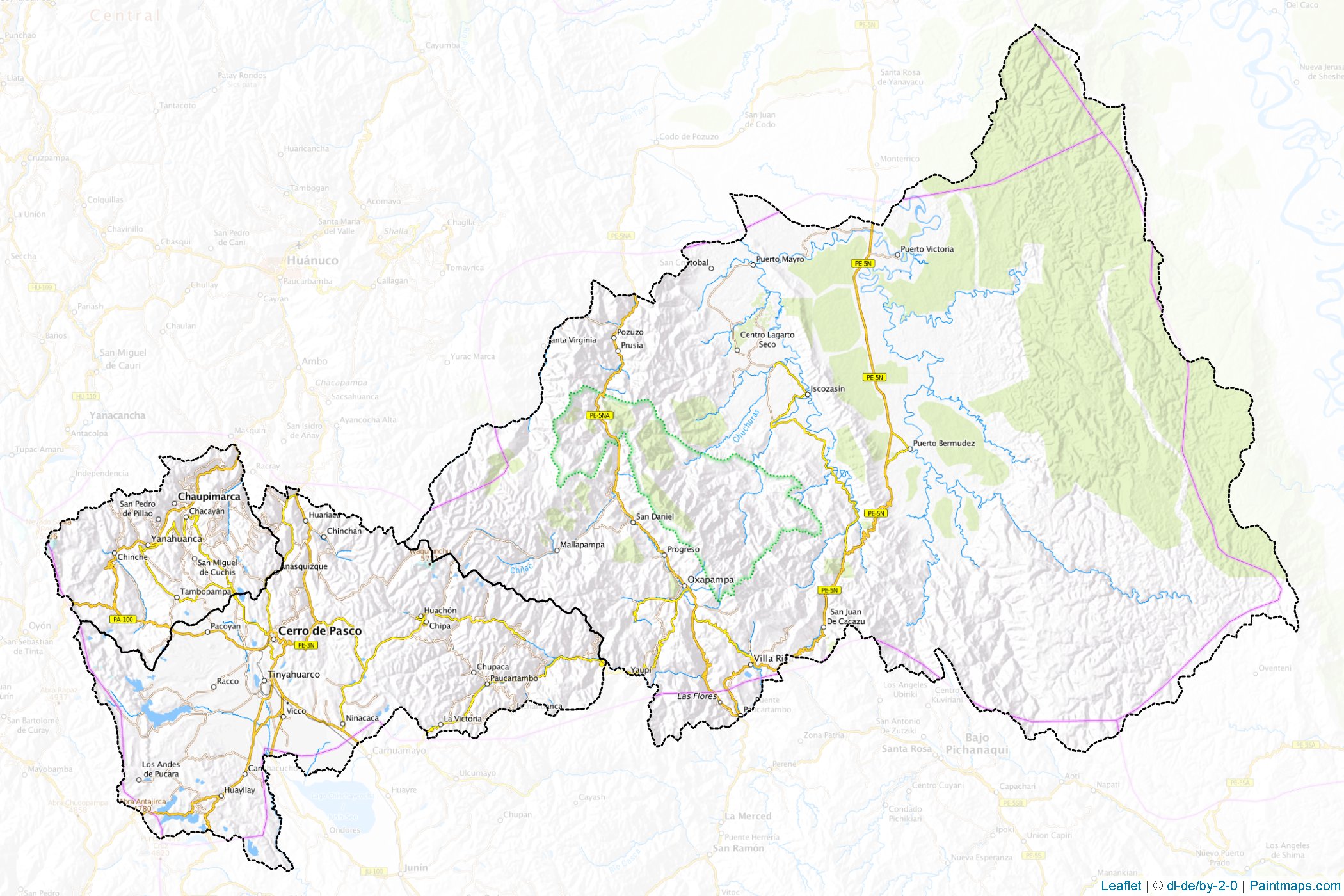 Pasco (Peru) Map Cropping Samples-1