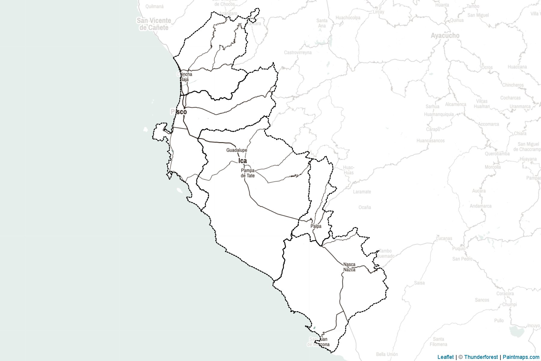 Ica (Peru) Map Cropping Samples-2