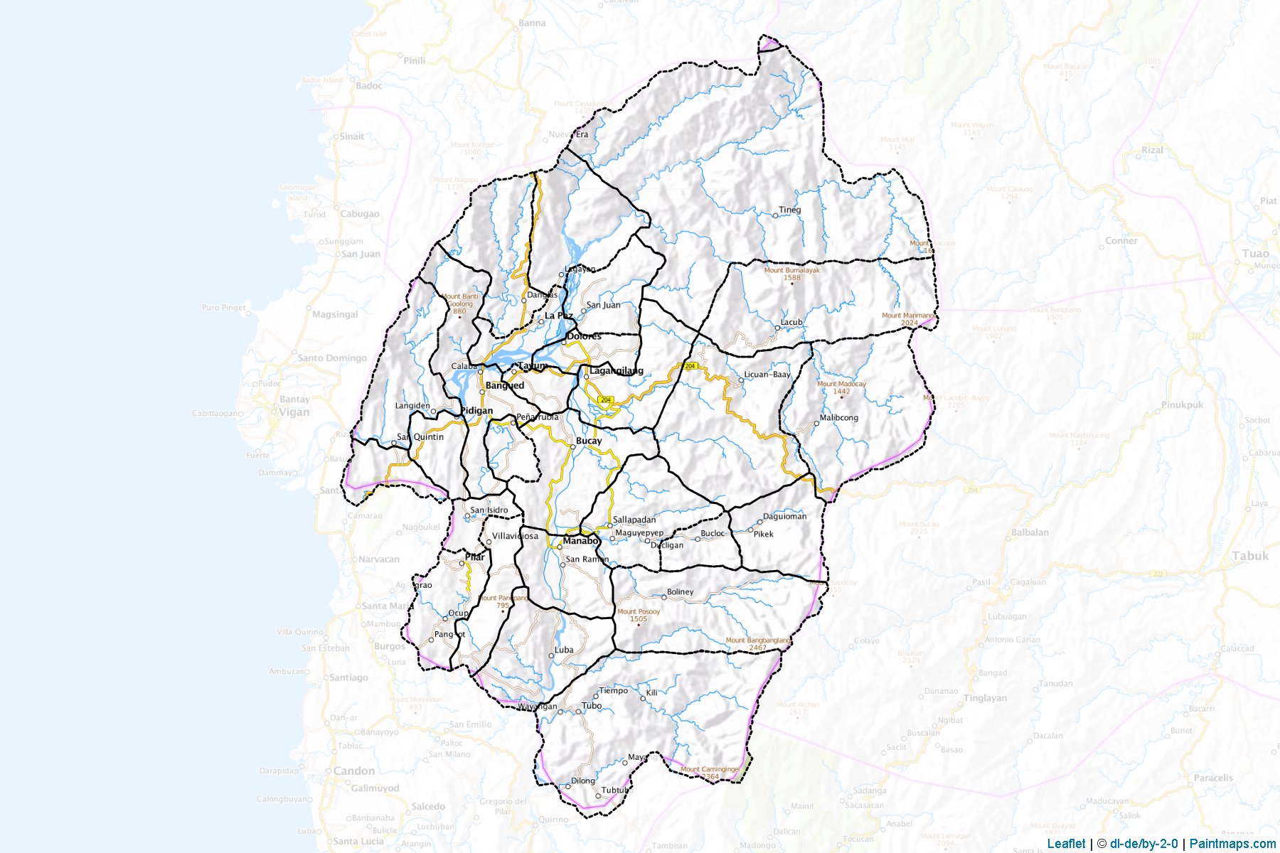 Abra (Philippines) Map Cropping Samples-1