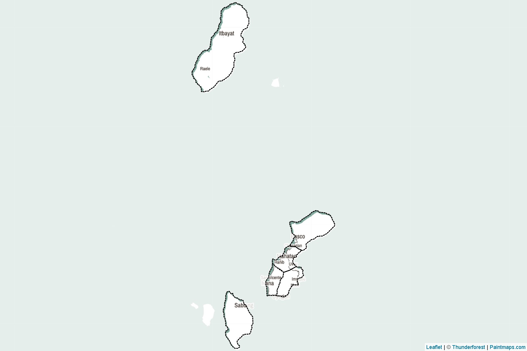 Batanes (Philippines) Map Cropping Samples-2