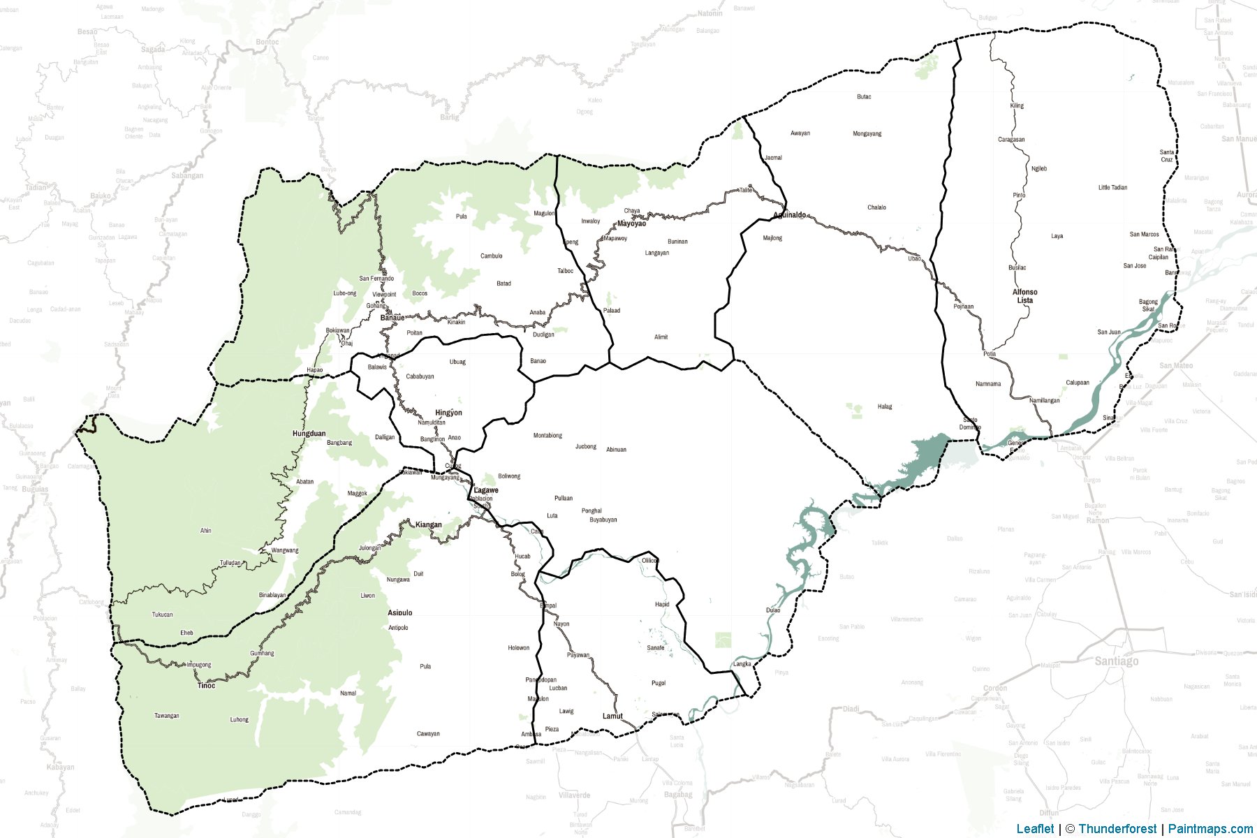 Ifugao (Philippines) Map Cropping Samples-2