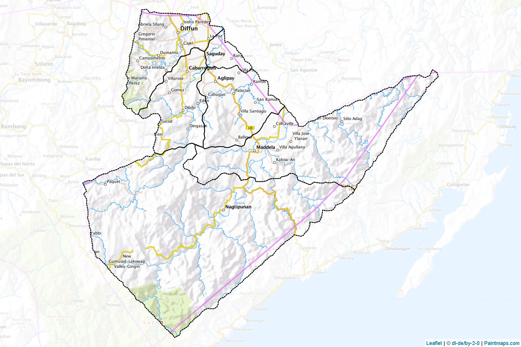 Quirino (Philippines) Map Cropping Samples-1