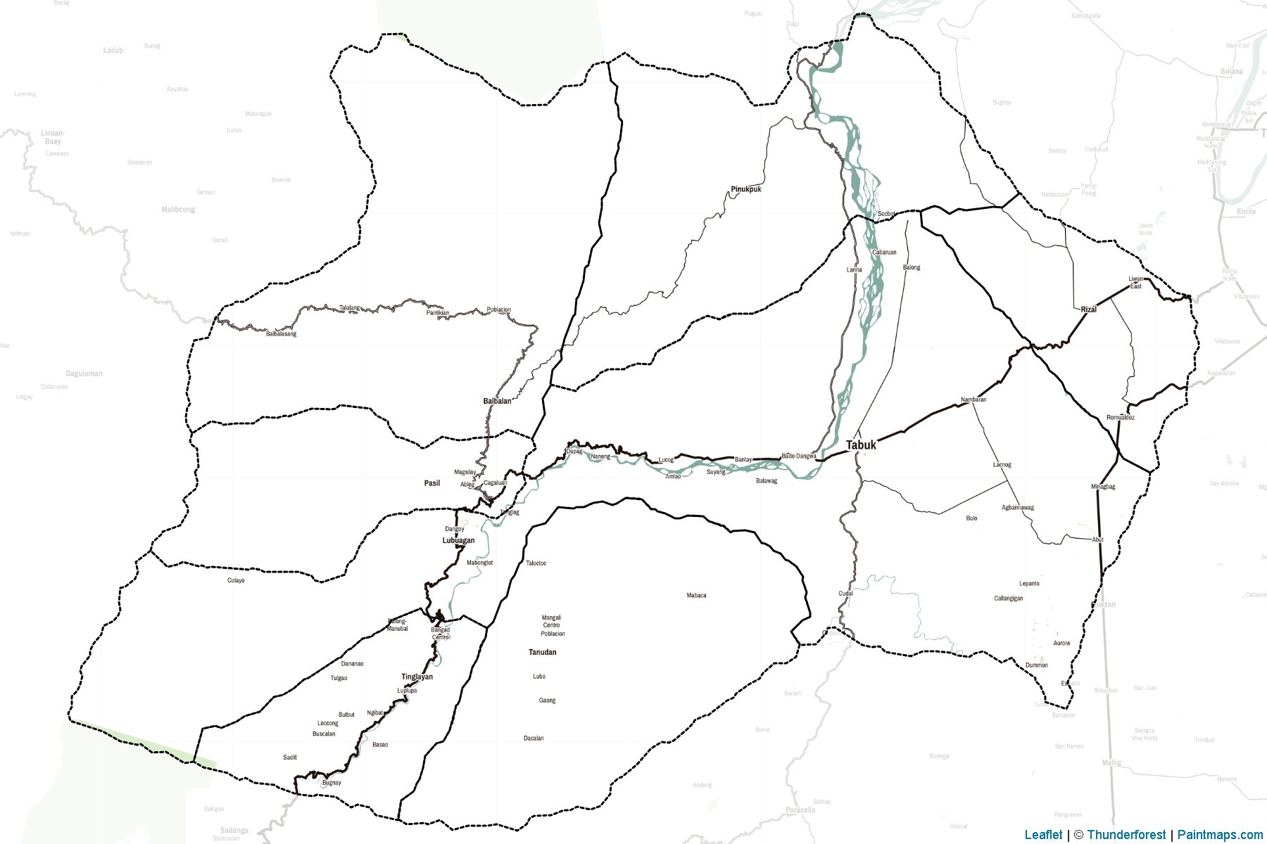 Kalinga (Philippines) Map Cropping Samples-2