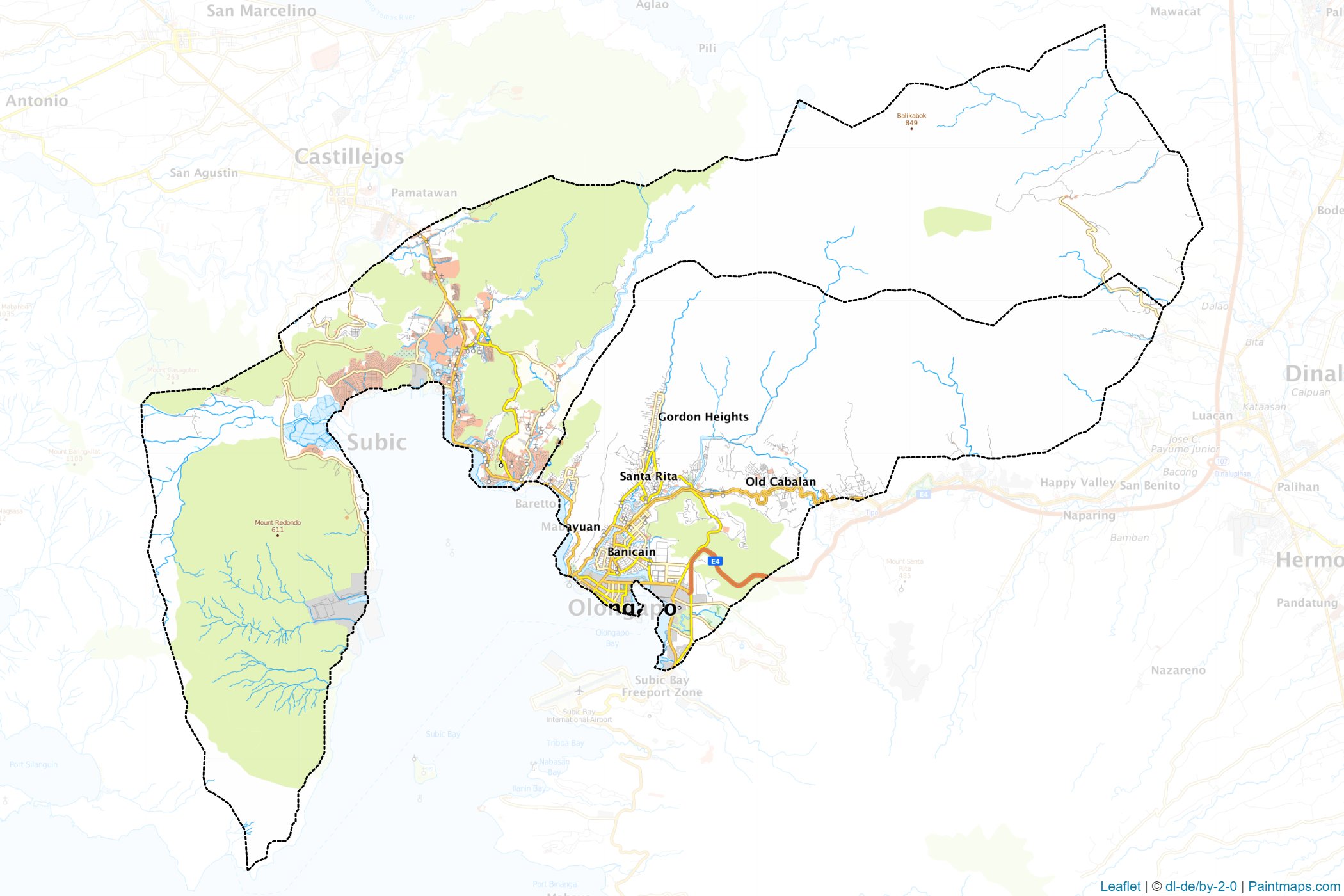 Central Luzon (Philippines) Map Cropping Samples-1