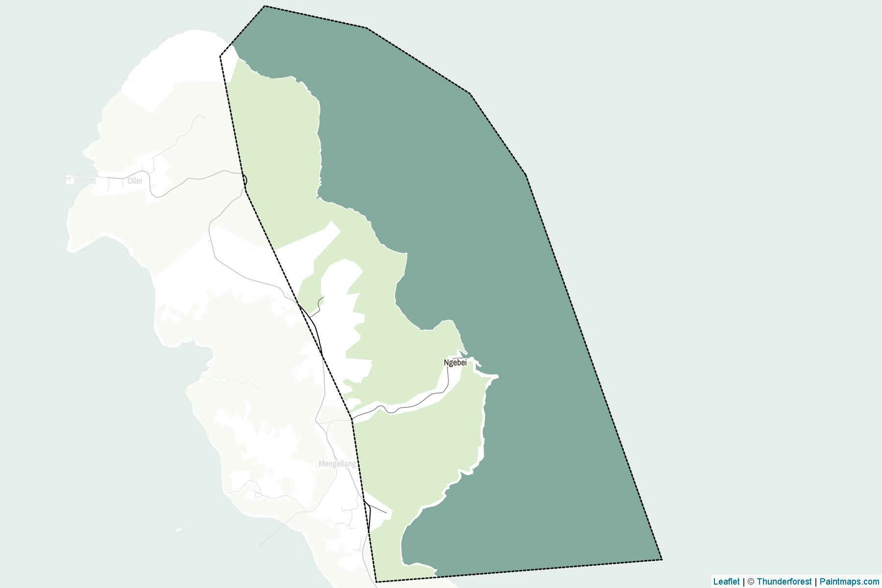 Ngarchelong (Palau) Map Cropping Samples-2