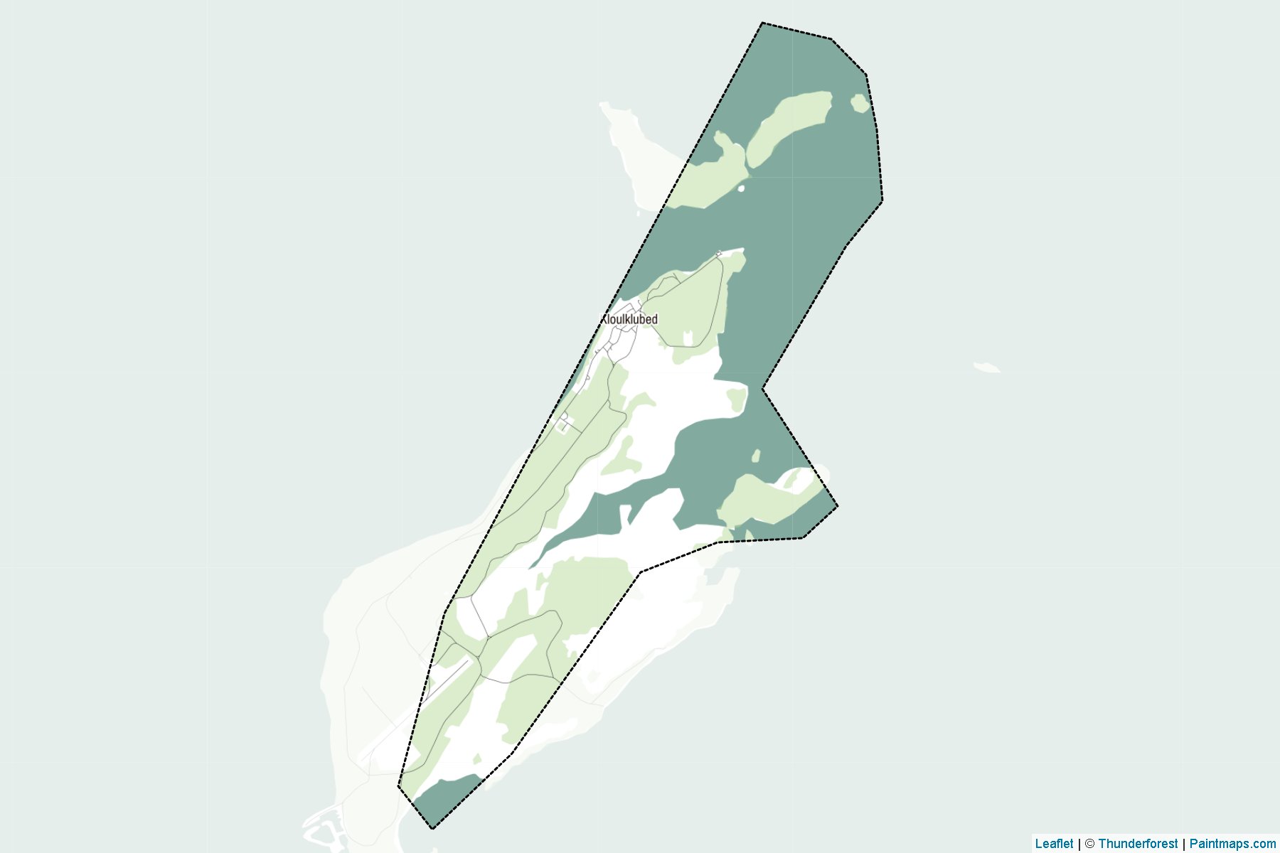 Peleliu (Palau) Haritası Örnekleri-2