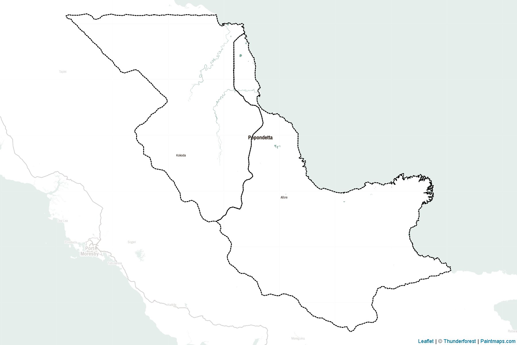 Muestras de recorte de mapas Northern (Papúa Nueva Guinea)-2