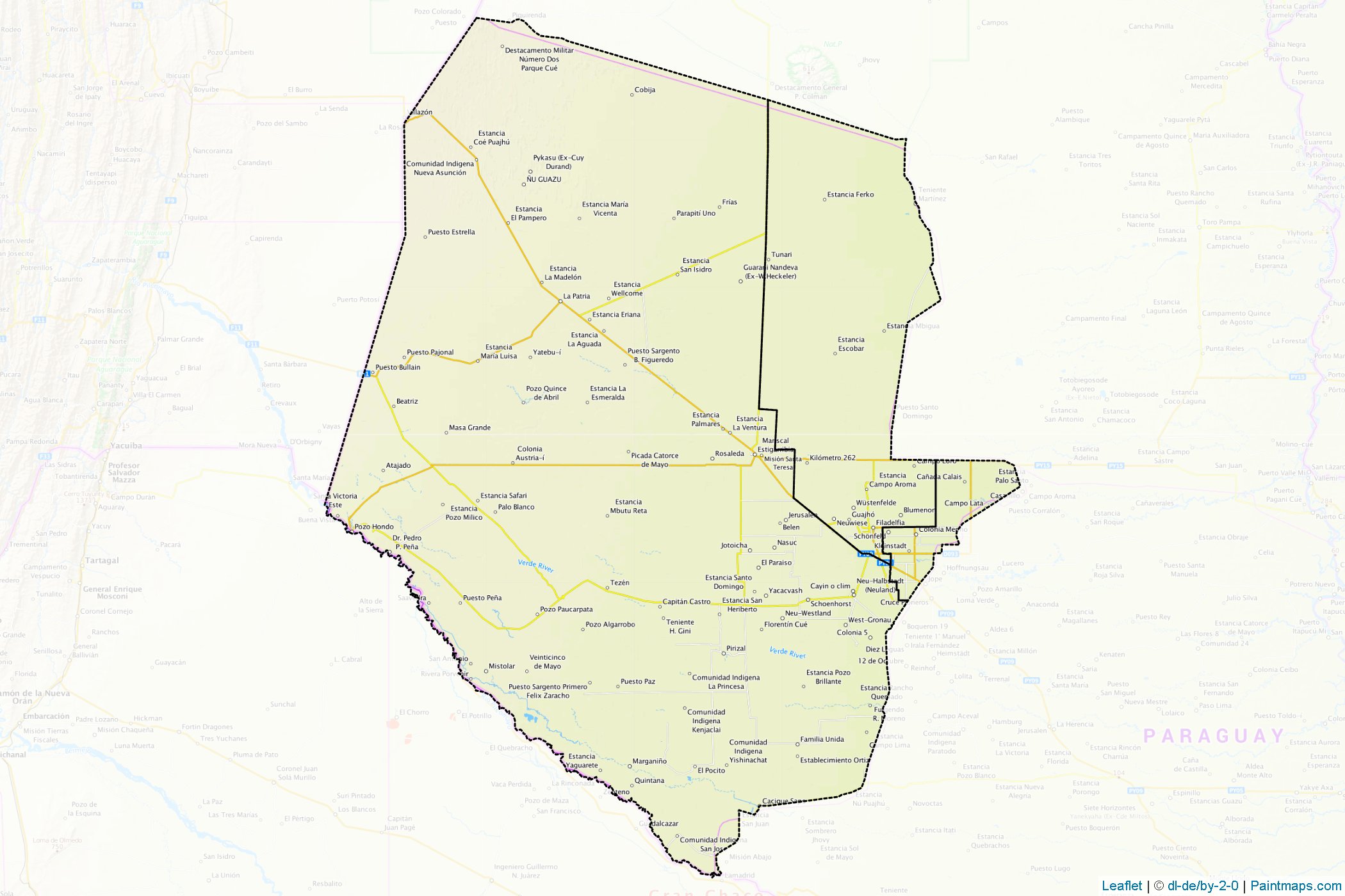 Muestras de recorte de mapas Boquerón (Paraguay)-1