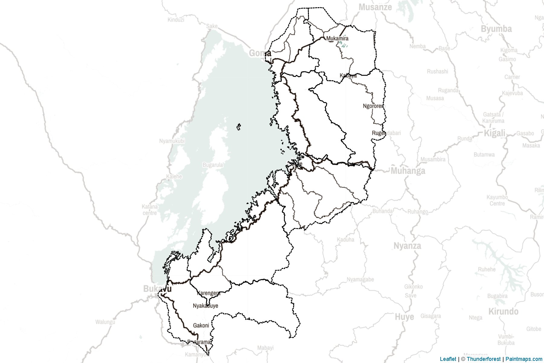 Muestras de recorte de mapas Western (Ruanda)-2