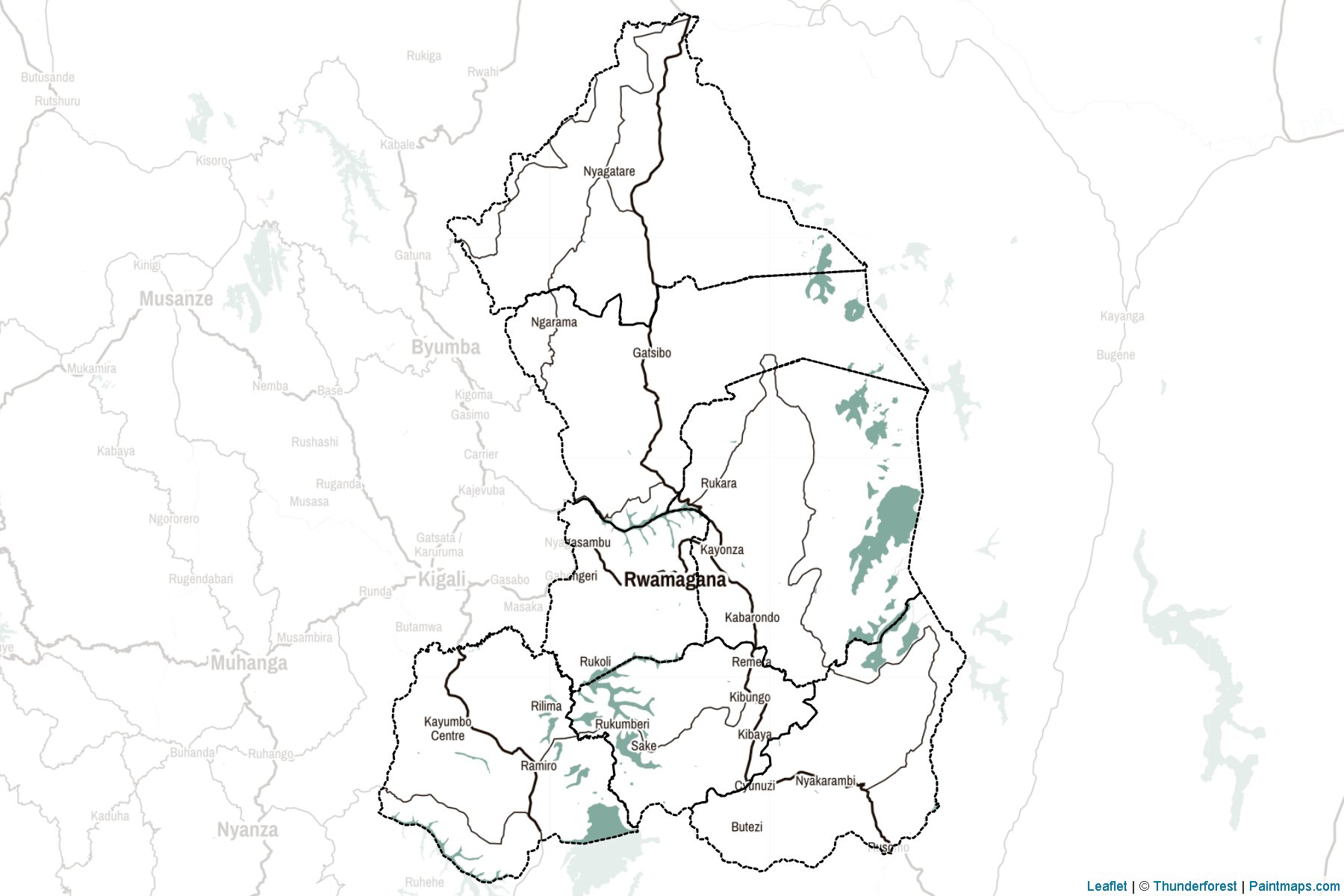 Muestras de recorte de mapas Eastern (Ruanda)-2