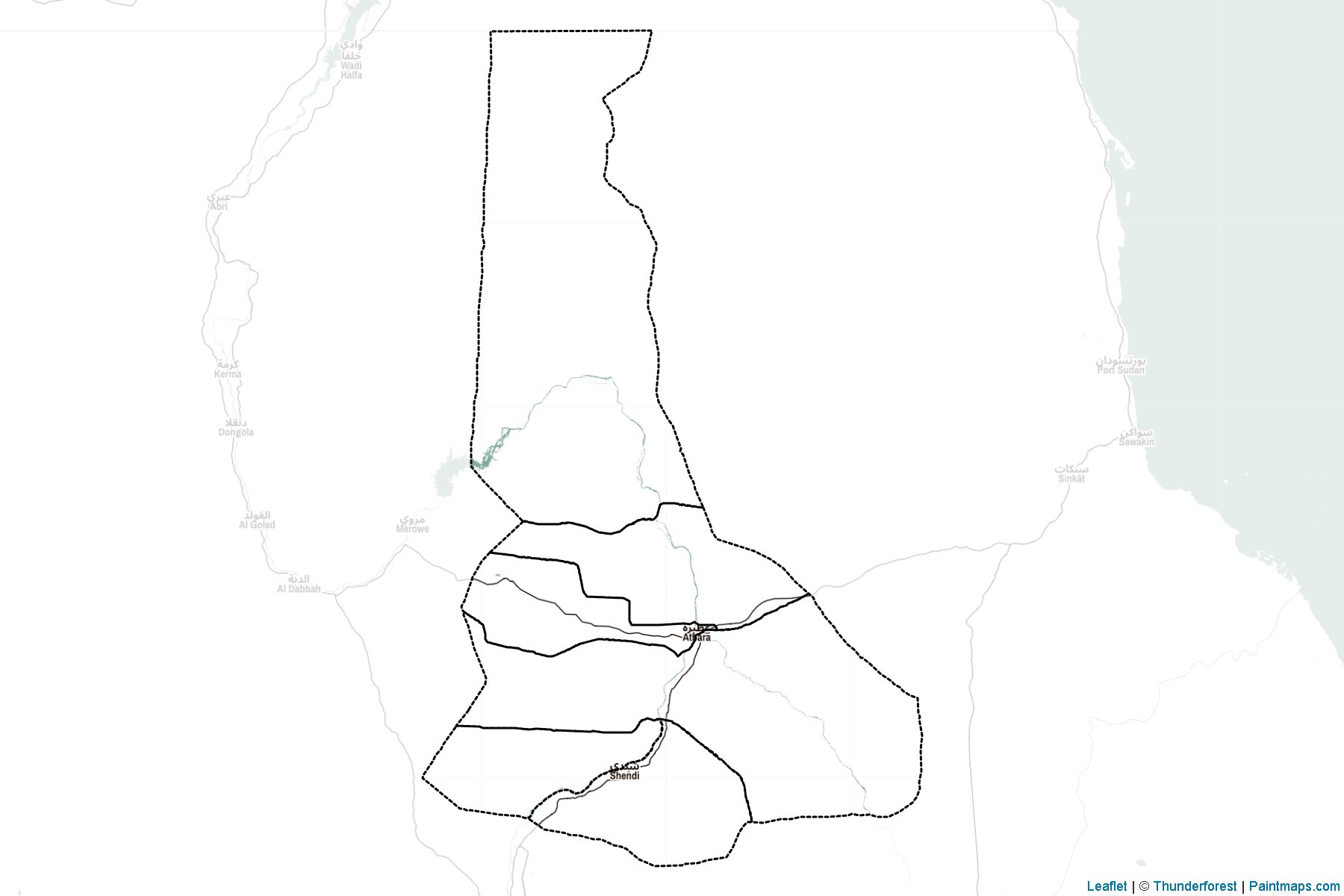 Nahr an Nil (Sudan) Map Cropping Samples-2