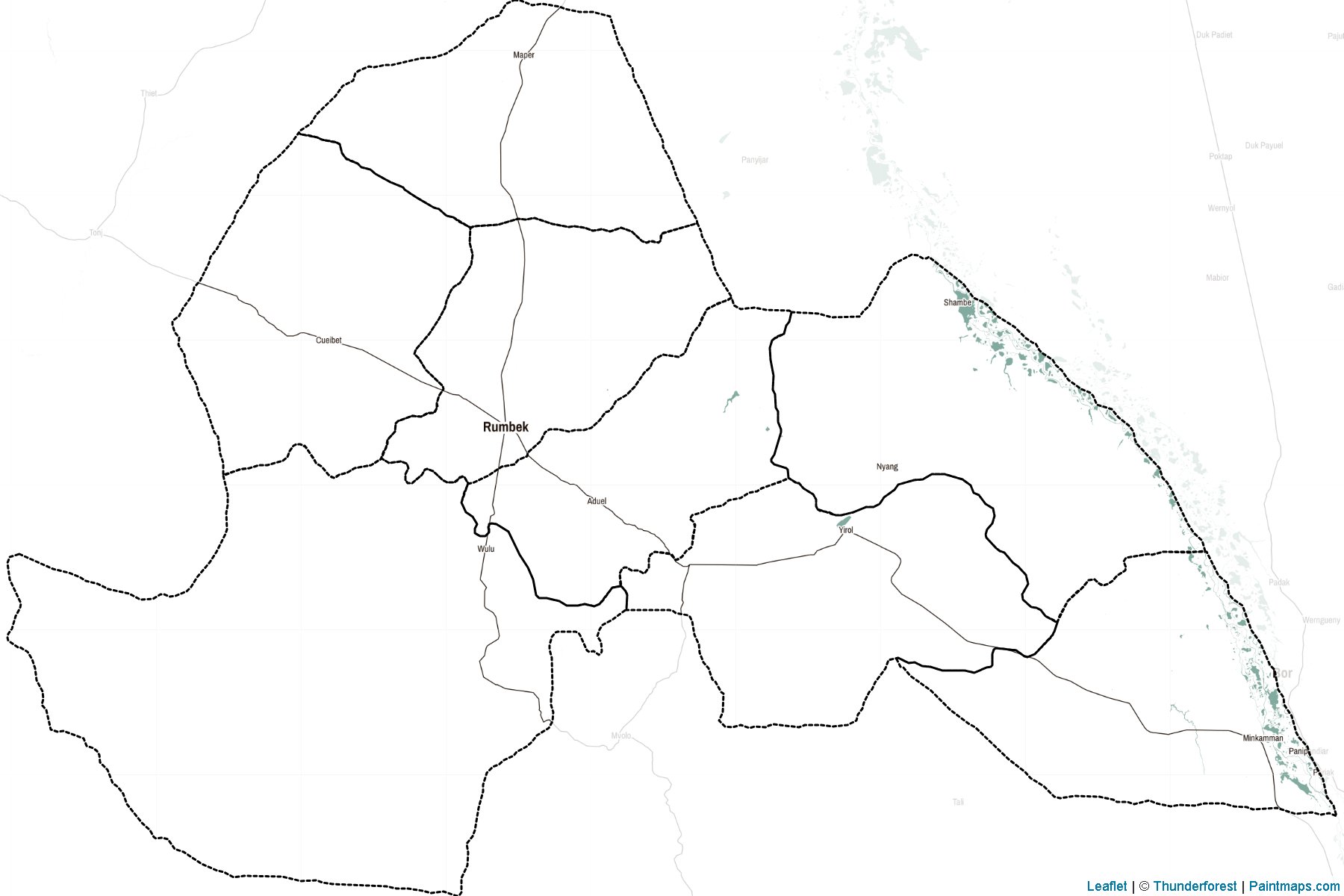 Lakes (South Sudan) Map Cropping Samples-2