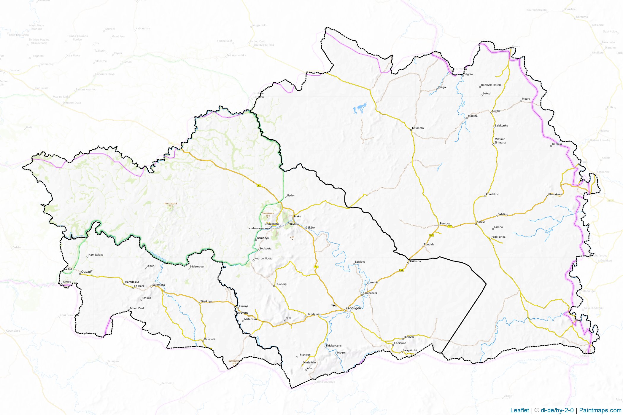 Kedougou (Senegal) Map Cropping Samples-1