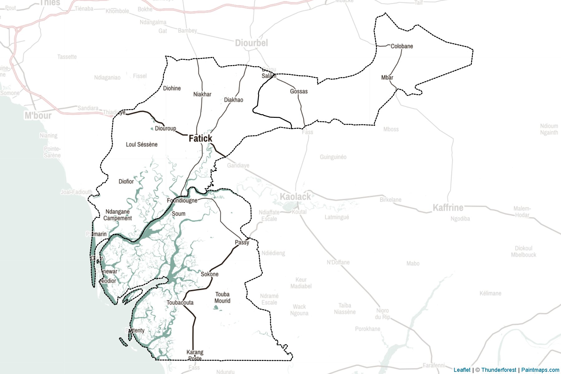 Fatick (Senegal) Map Cropping Samples-2