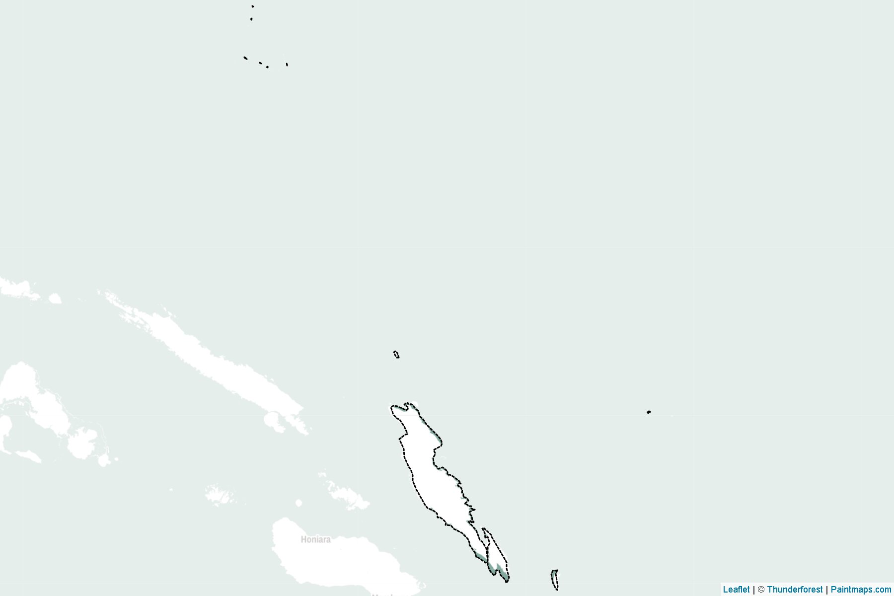 Muestras de recorte de mapas Malaita (Islas Salomón)-2