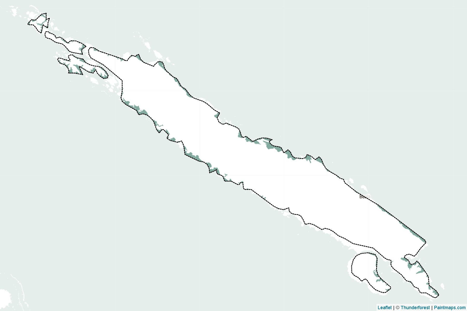 Muestras de recorte de mapas Isabel (Islas Salomón)-2