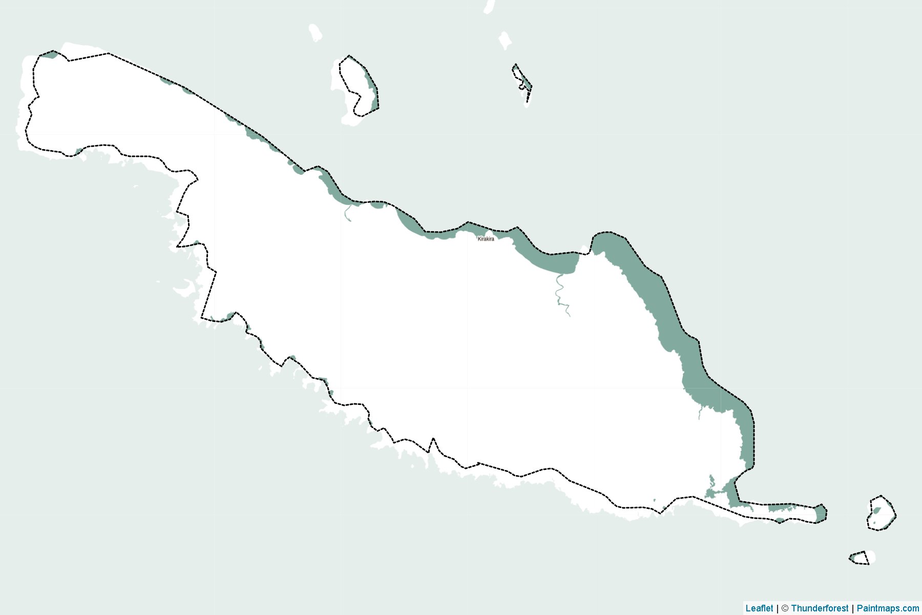 Makira (Solomon Adaları) Haritası Örnekleri-2