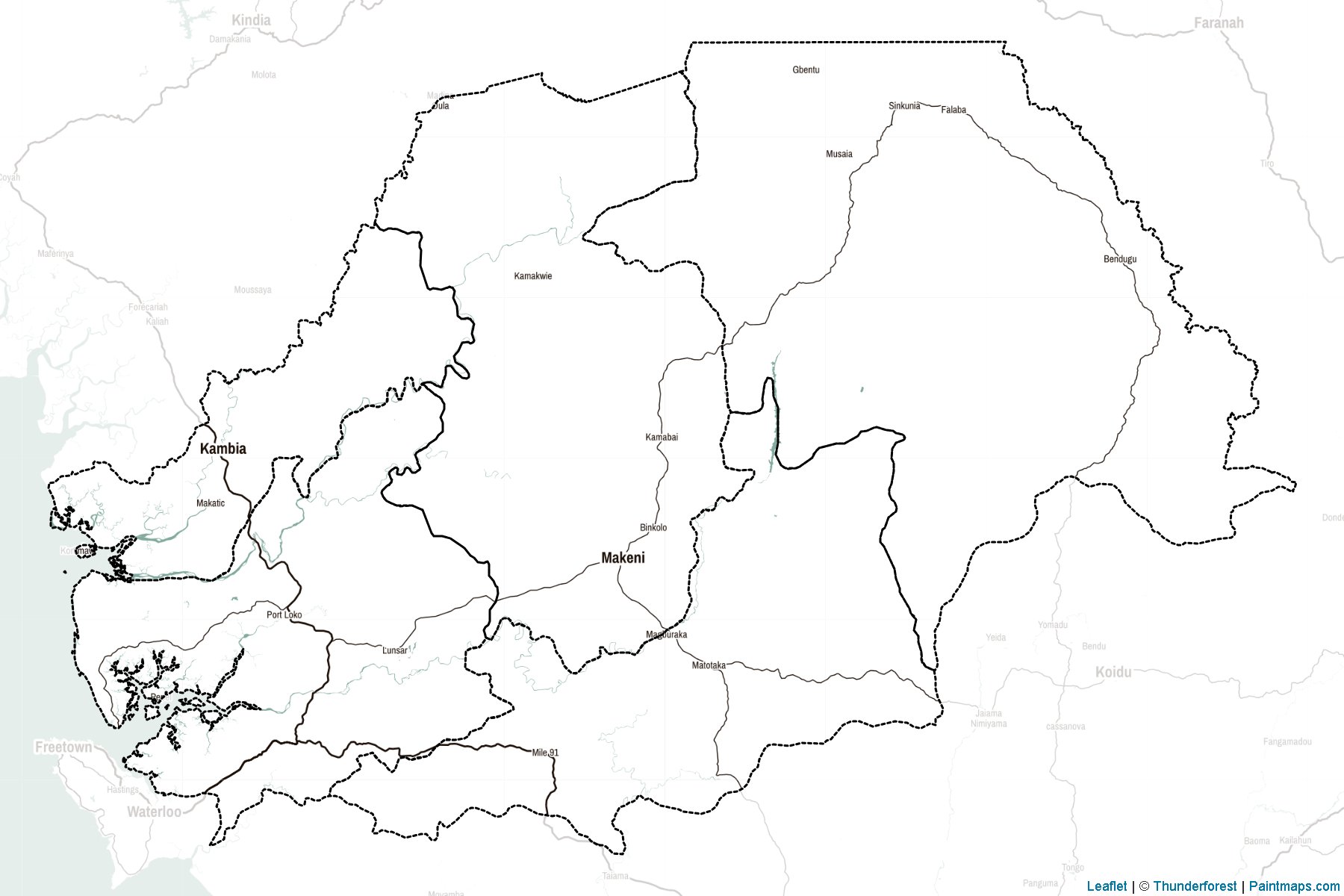 Muestras de recorte de mapas Northern (Sierra Leona)-2