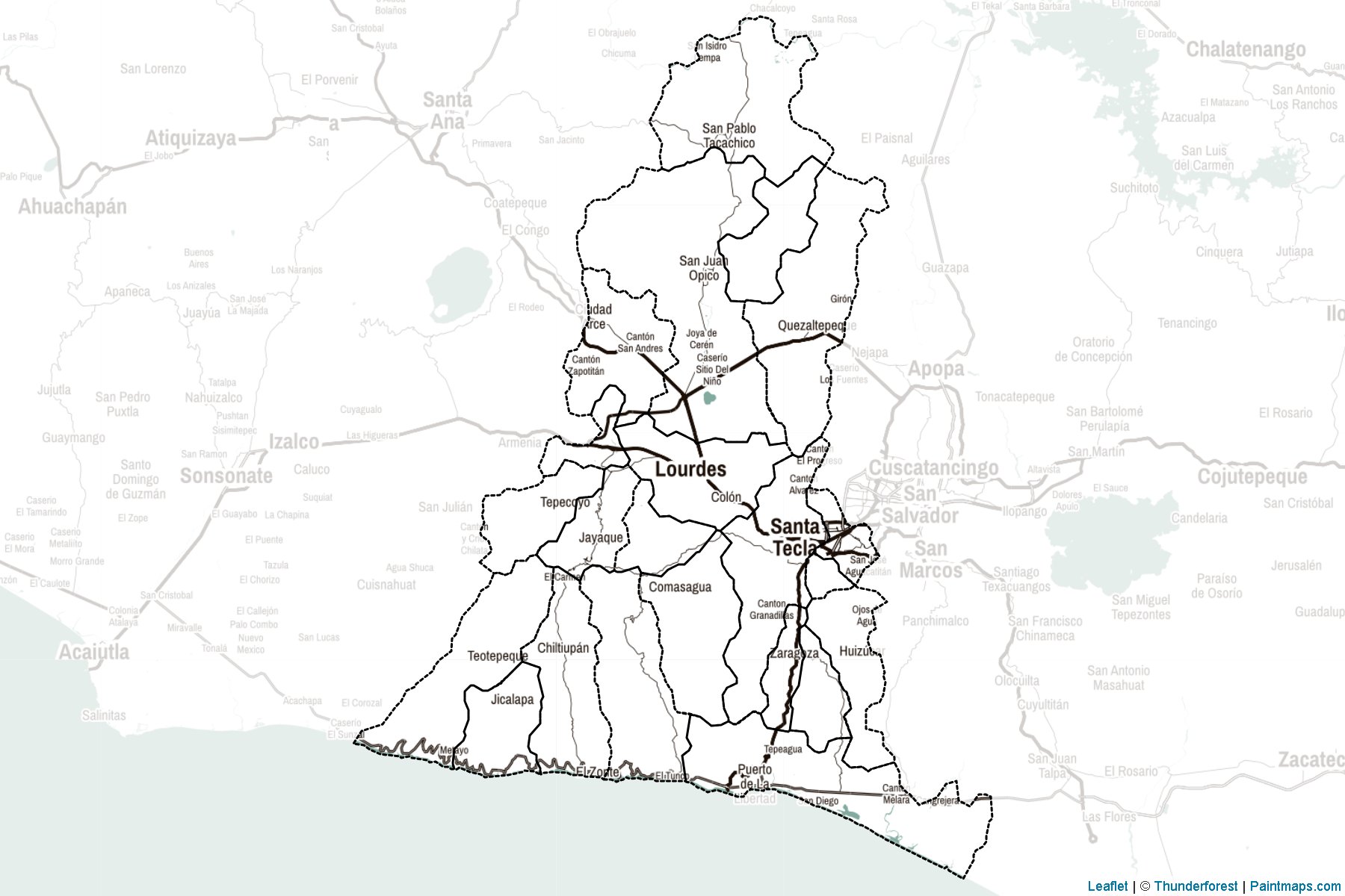 Muestras de recorte de mapas La Libertad (El Salvador)-2