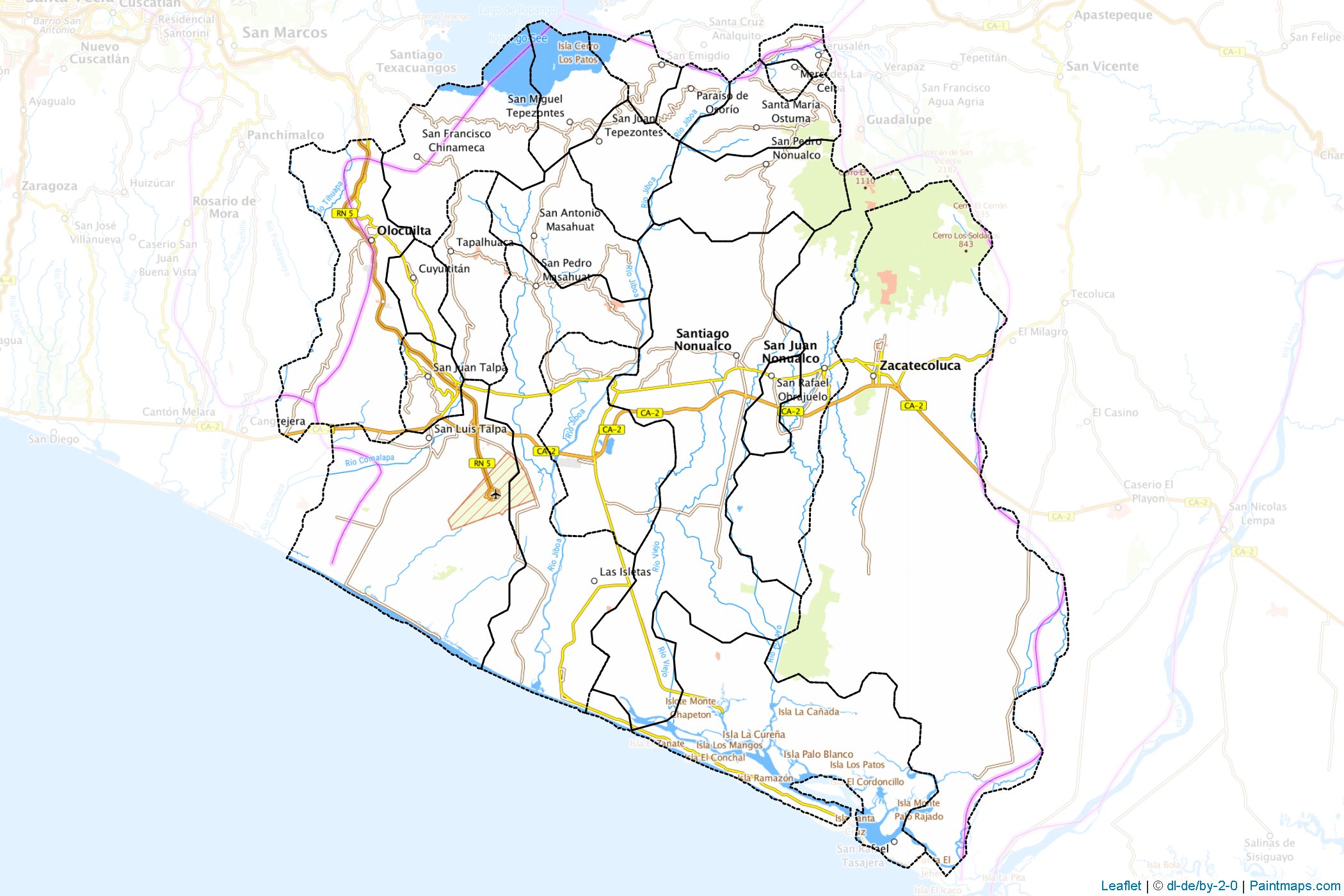 Muestras de recorte de mapas La Paz (El Salvador)-1