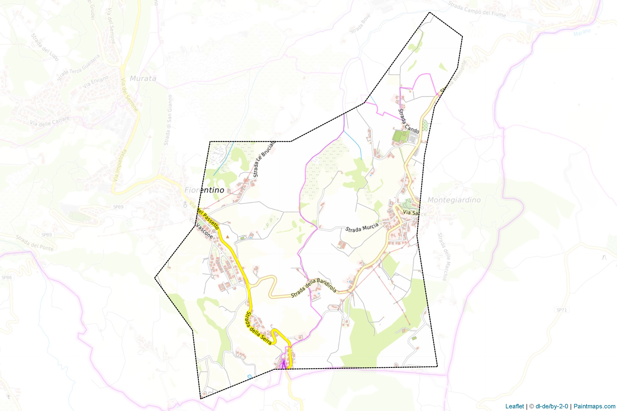 Fiorentino (San Marino) Map Cropping Samples-1