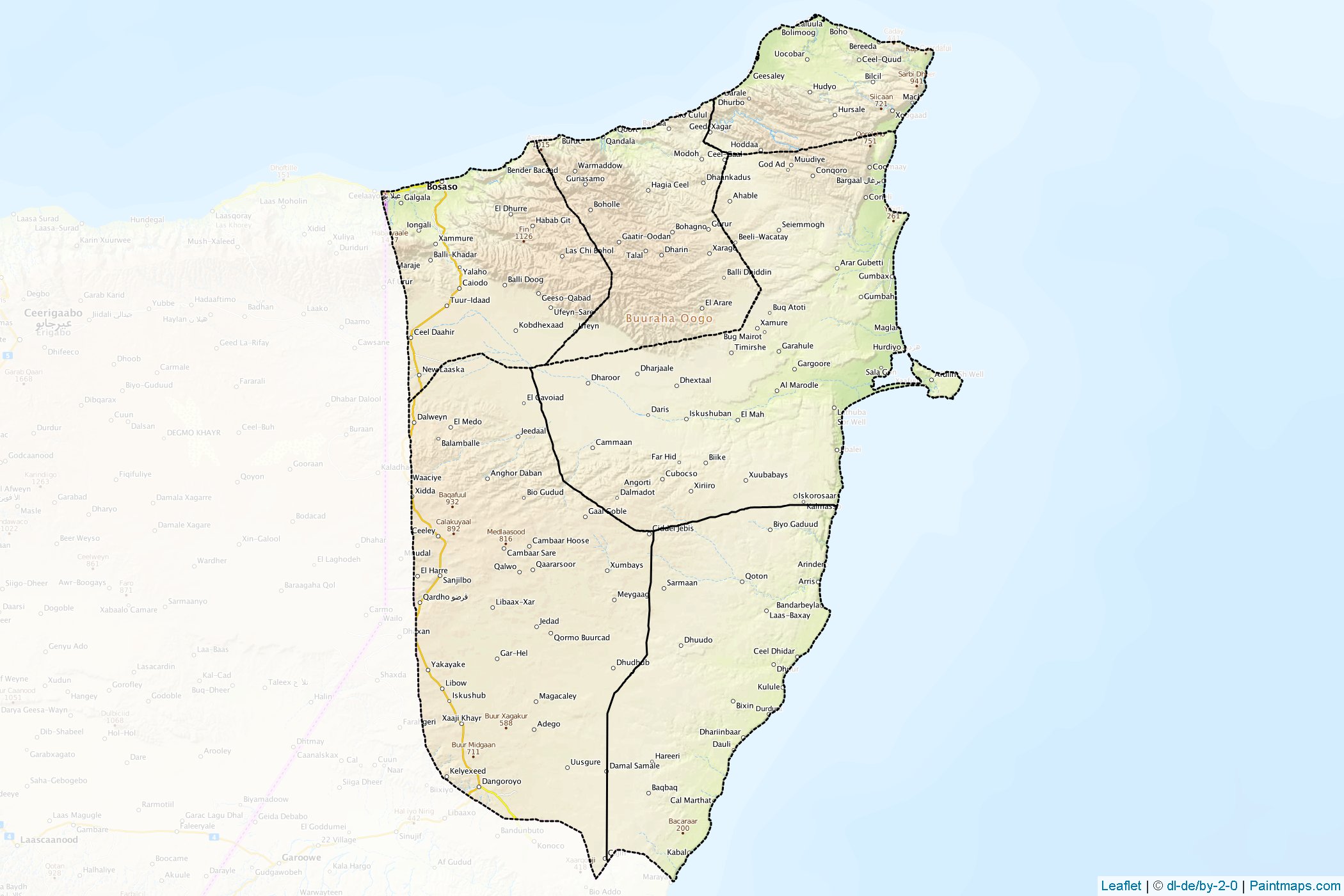 Muestras de recorte de mapas Bari (Somalia)-1