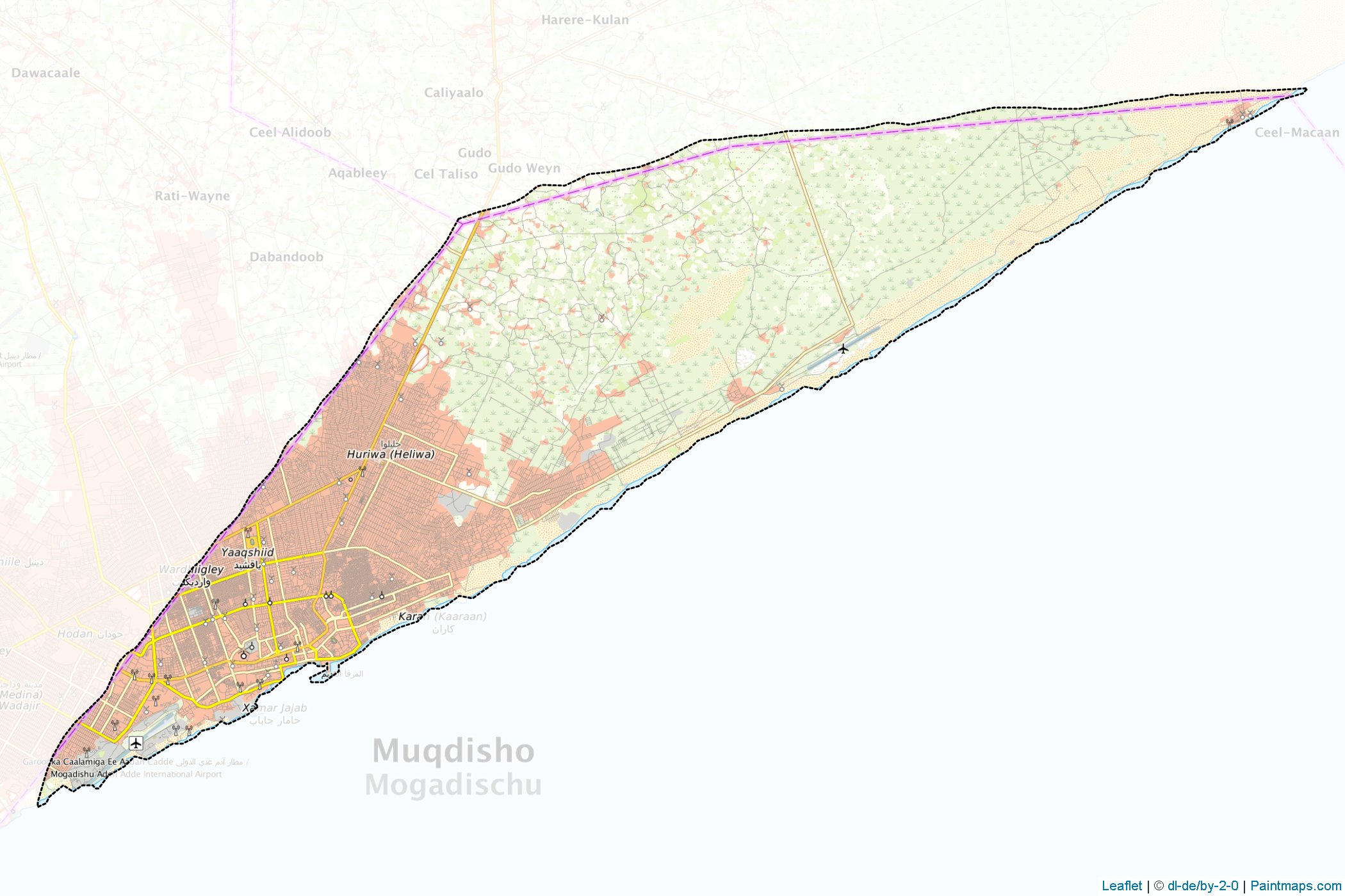 Muestras de recorte de mapas Banaadir (Somalia)-1