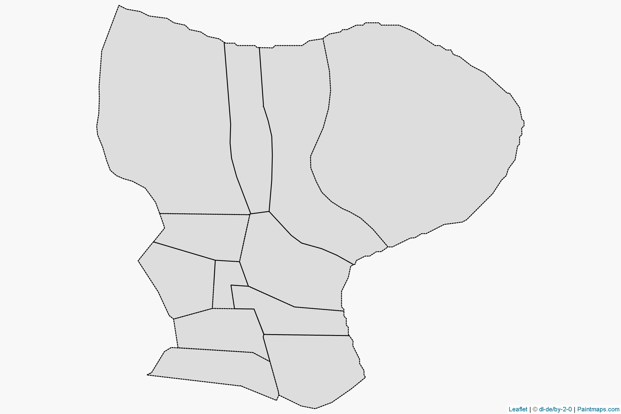 Paramaribo (Surinam) Haritası Örnekleri-1