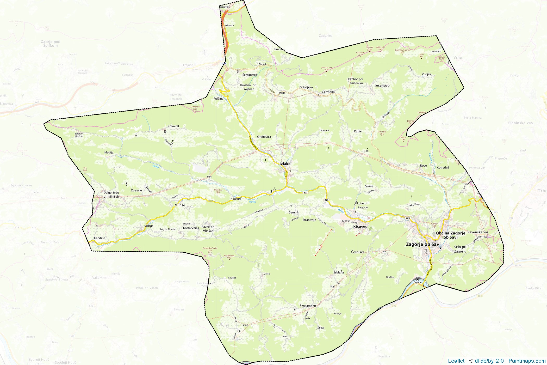 Zasavska (Slovenia) Map Cropping Samples-1