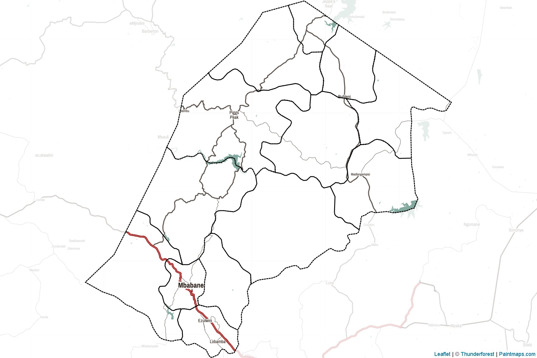 Hhohho (eSwatini) Map Cropping Samples-2