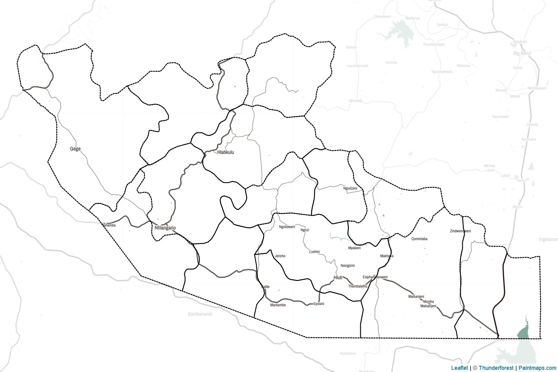 Shiselweni (eSwatini) Map Cropping Samples-2