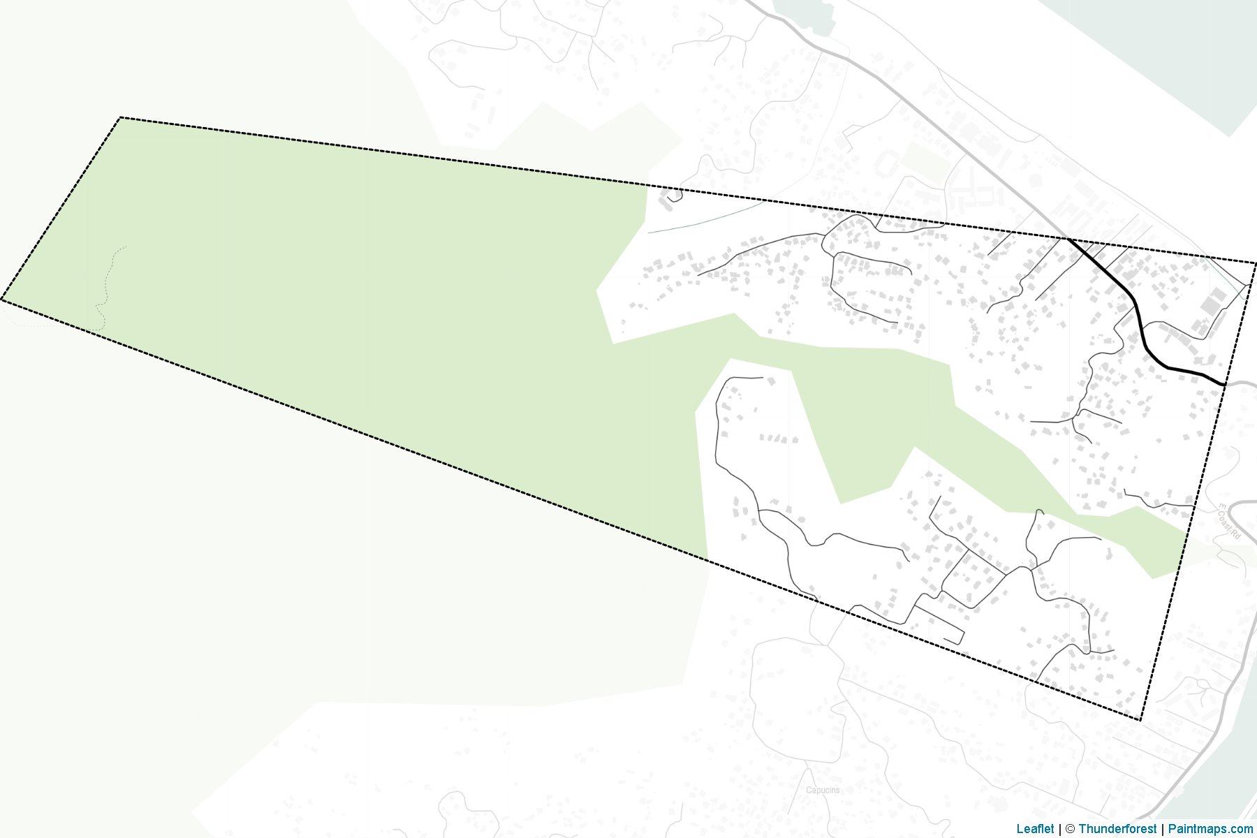 Muestras de recorte de mapas Anse aux Pins (Seychelles)-2