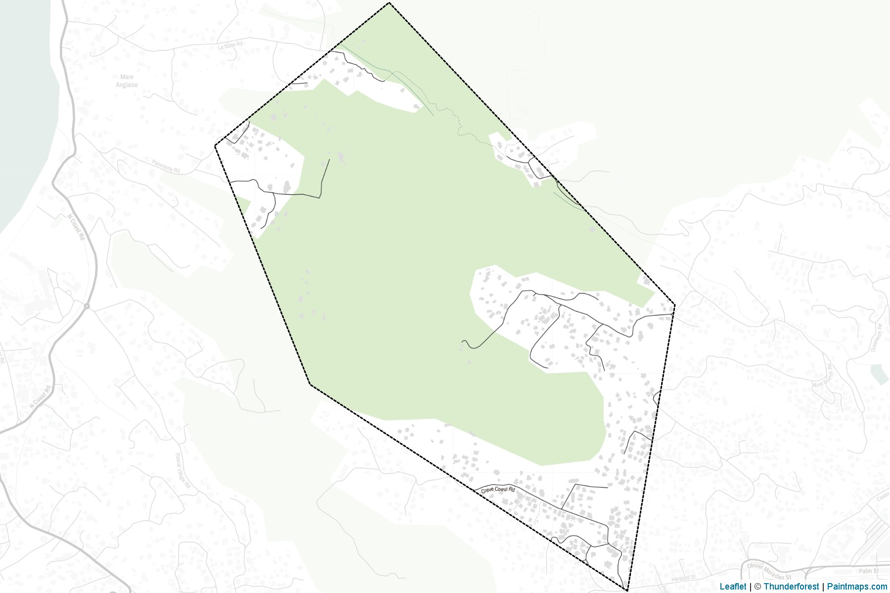 Muestras de recorte de mapas Mont Buxton (Seychelles)-2