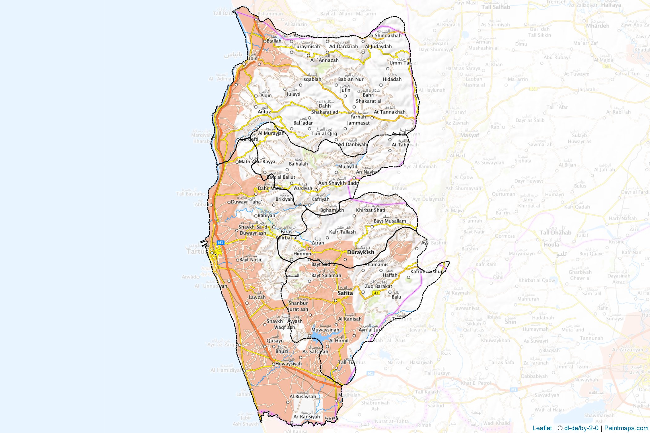 Tartus (Syria) Map Cropping Samples-1