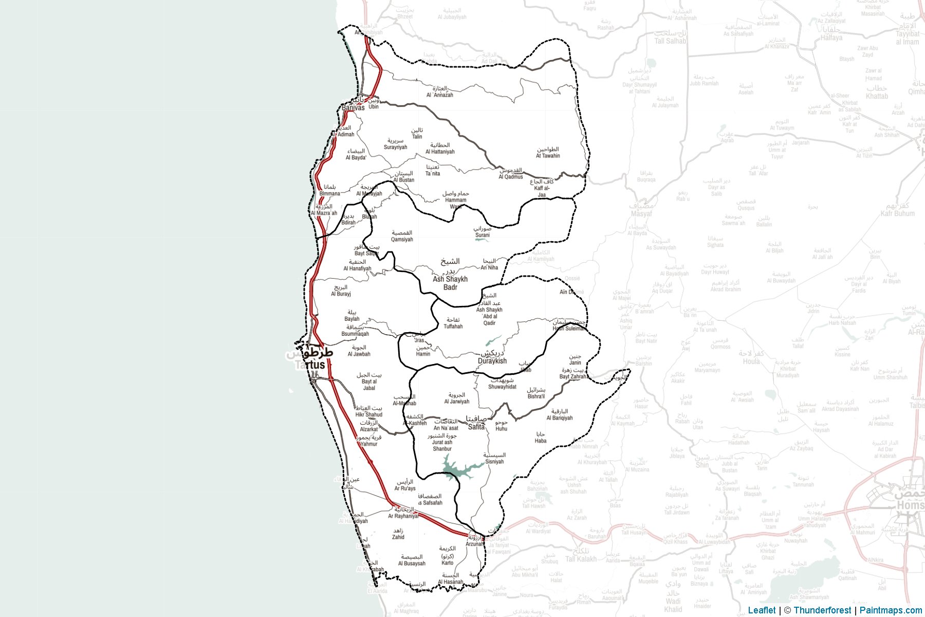 Tartus (Syria) Map Cropping Samples-2