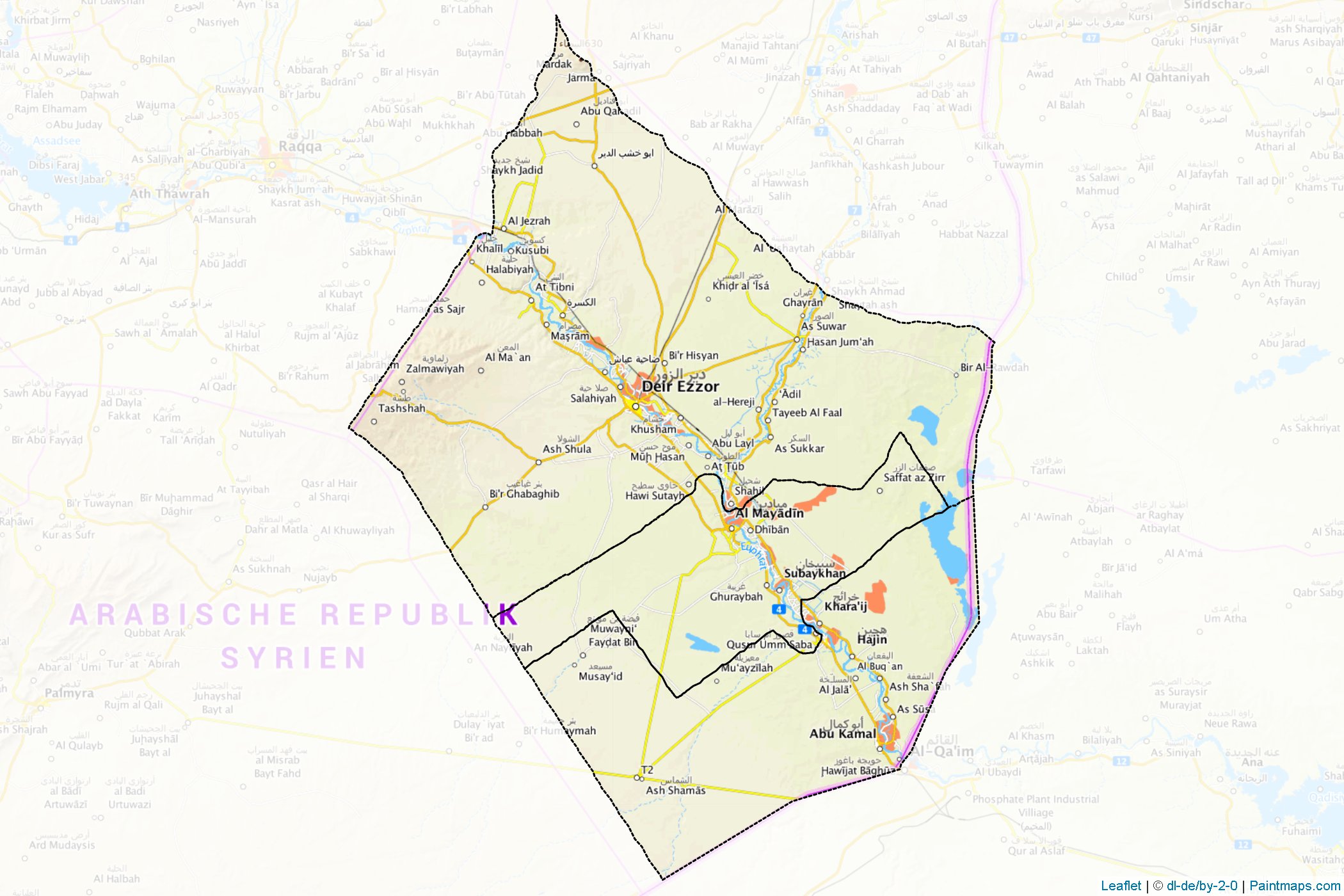 Dayr az Zawr (Syria) Map Cropping Samples-1