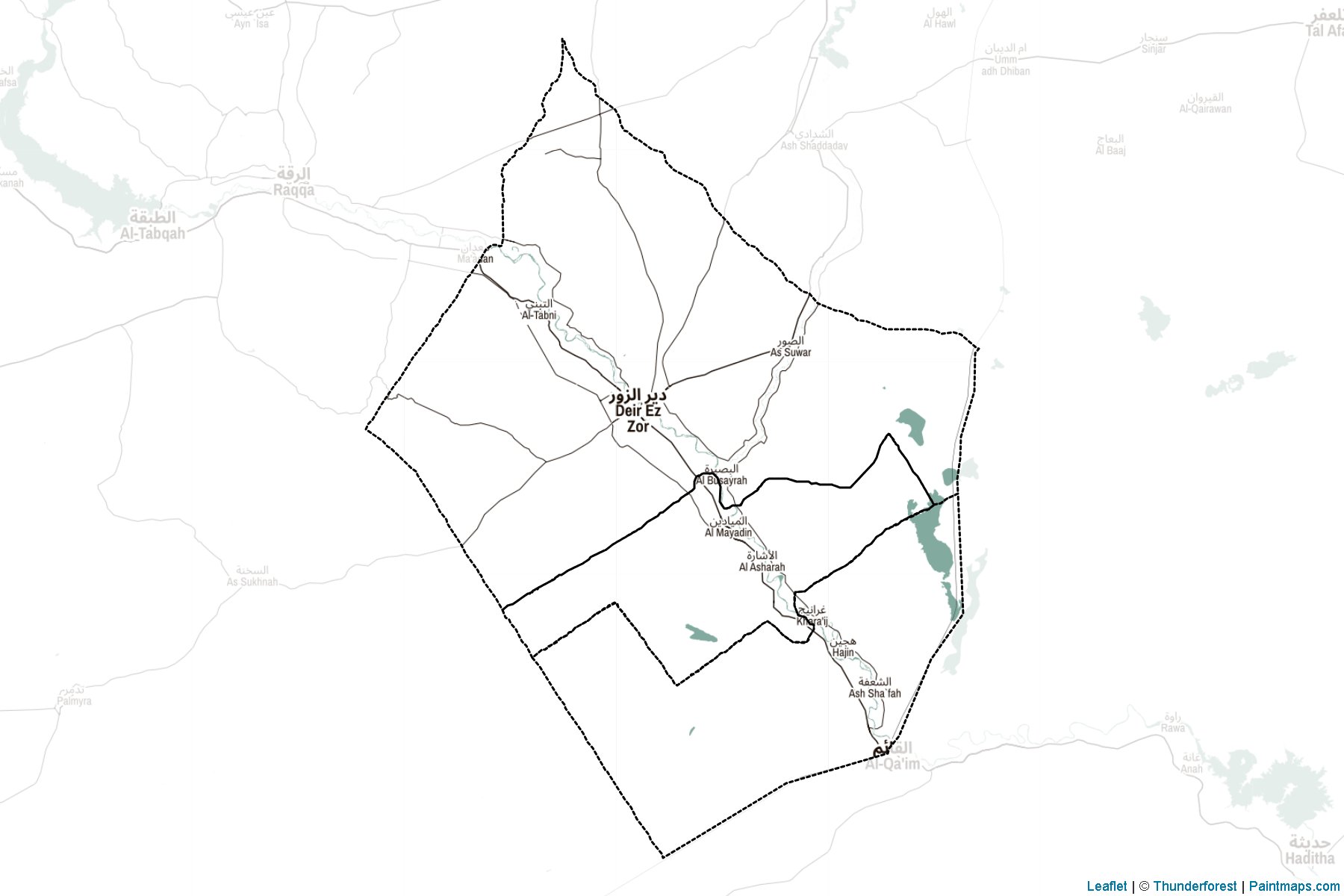 Dayr az Zawr (Syria) Map Cropping Samples-2