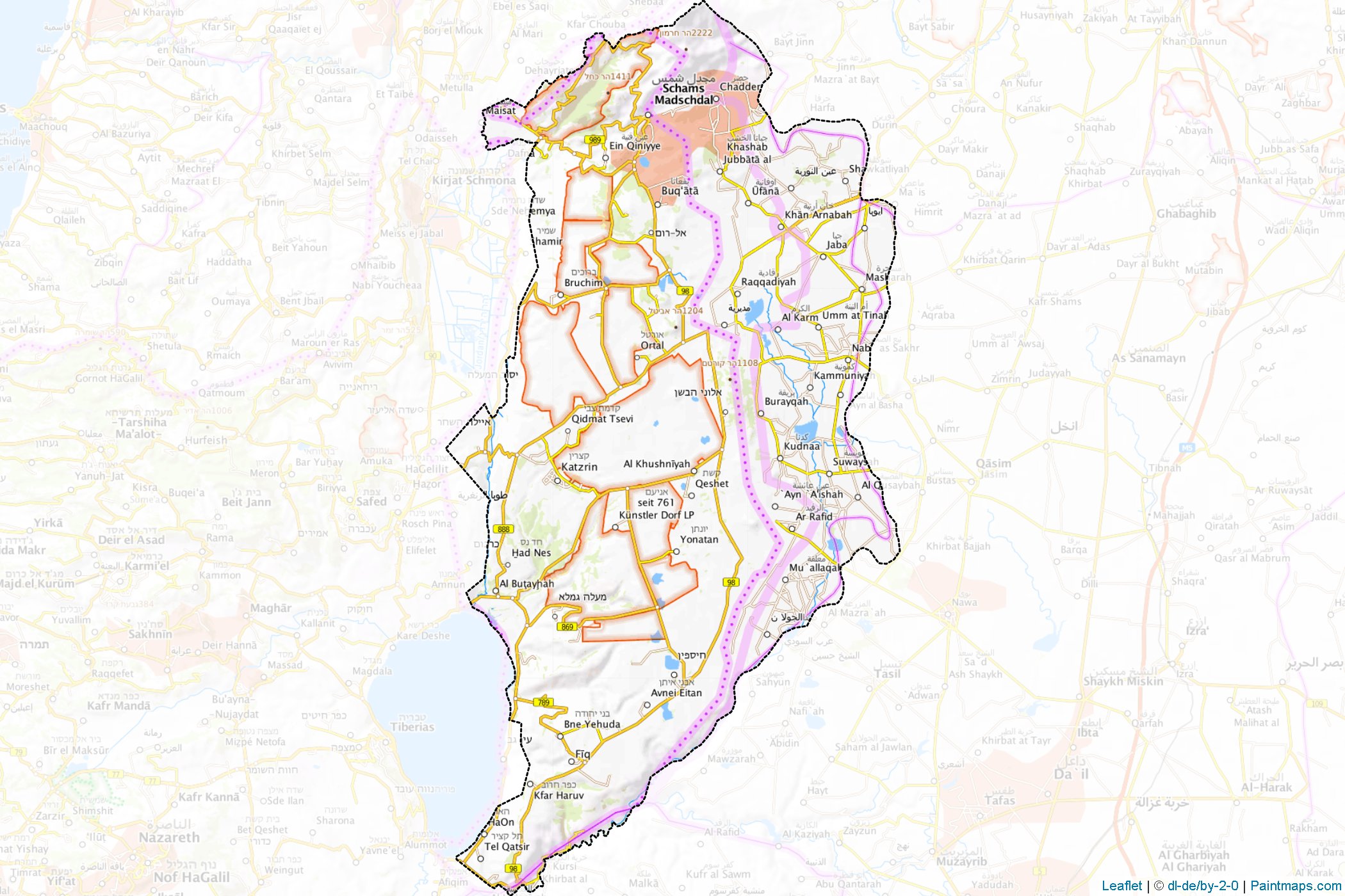 Al Qunaytirah (Syria) Map Cropping Samples-1